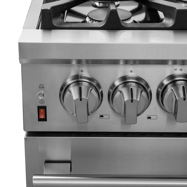 Forno Massimo 36" Freestanding Dual Fuel Range with 6 Burners, FFSGS6125-36 I Luxury Appliances Direct