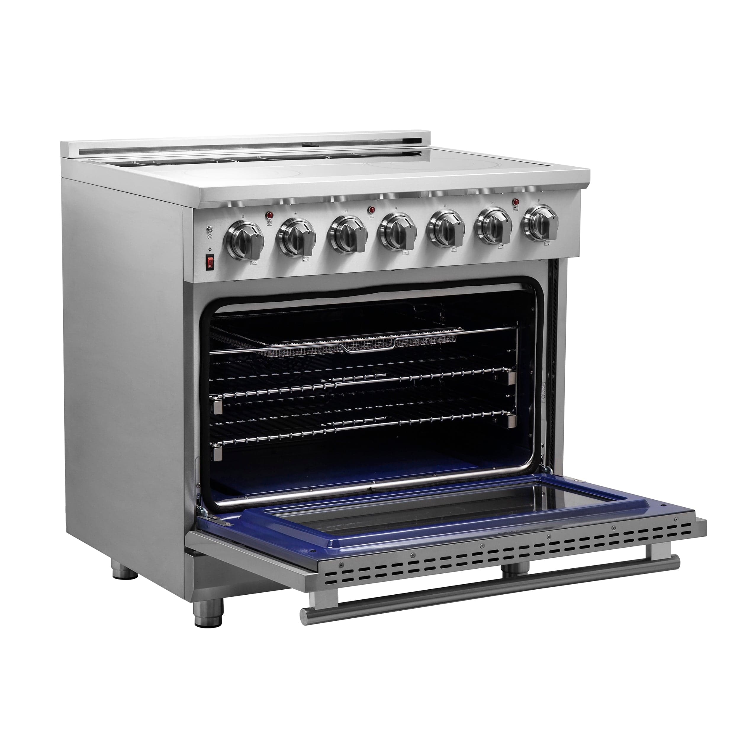 Forno Massimo 36" Freestanding Electric Range with 5 Elements, FFSEL6020-36 I Luxury Appliances Direct