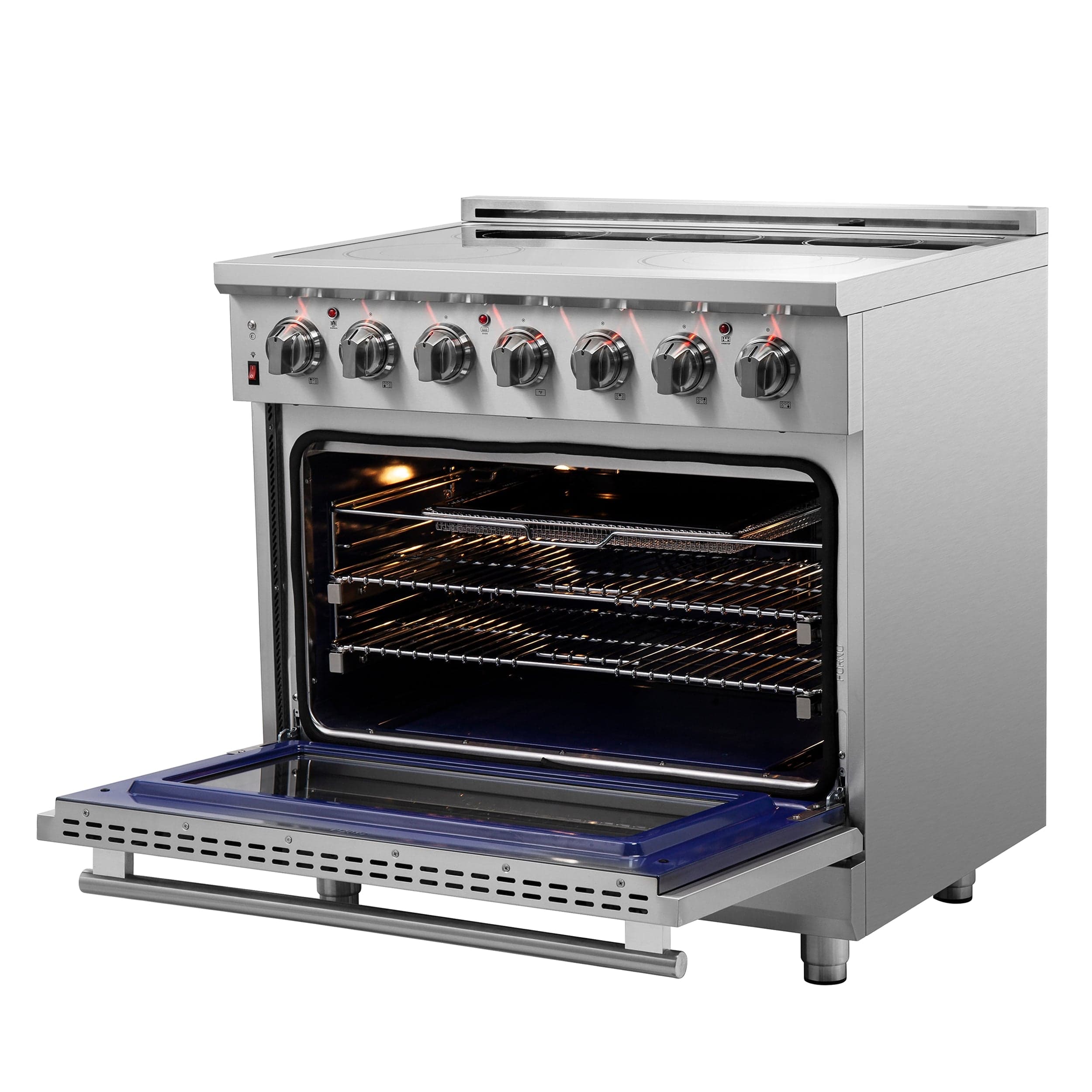 Forno Massimo 36" Freestanding Electric Range with 5 Elements, FFSEL6020-36 I Luxury Appliances Direct