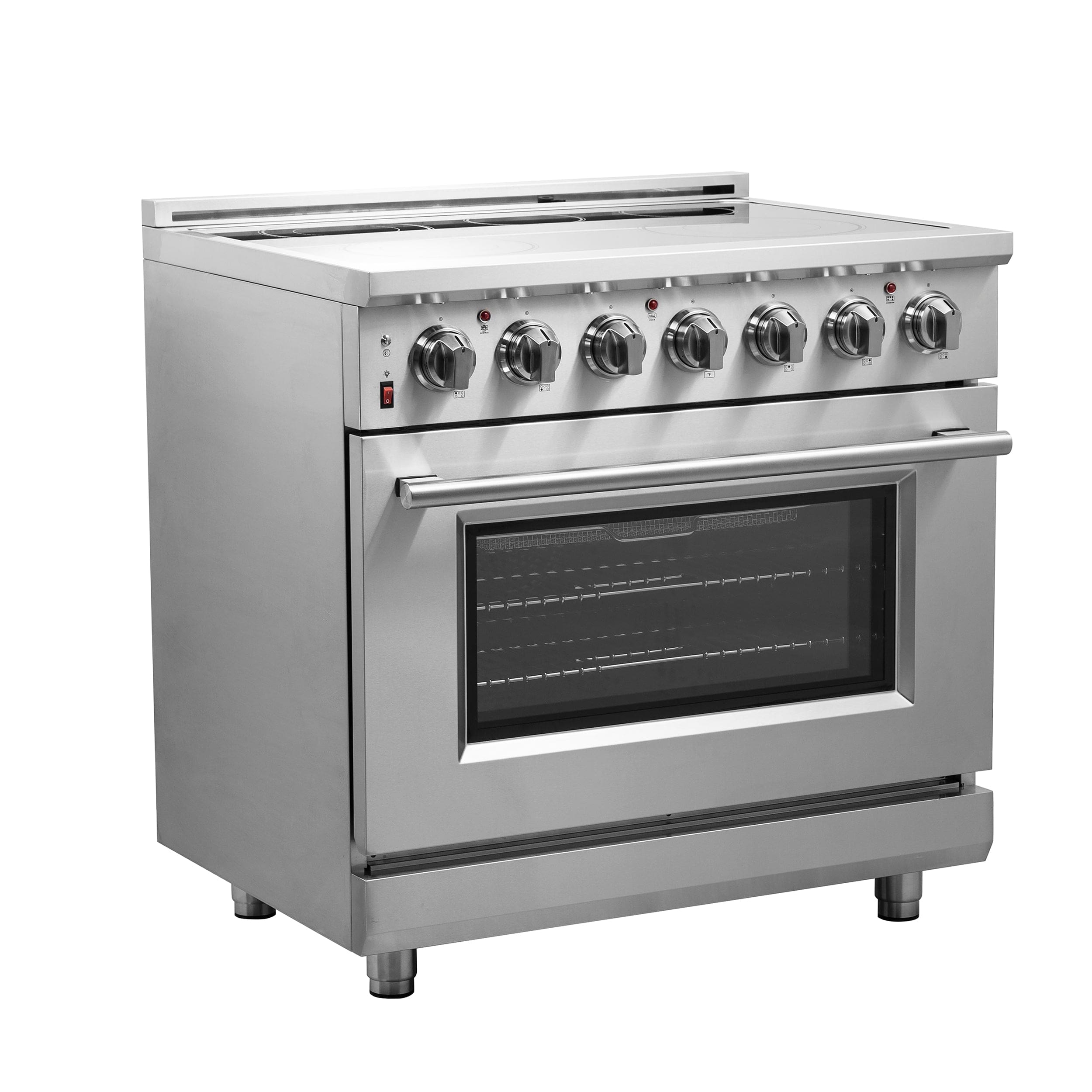Forno Massimo 36" Freestanding Electric Range with 5 Elements, FFSEL6020-36 I Luxury Appliances Direct
