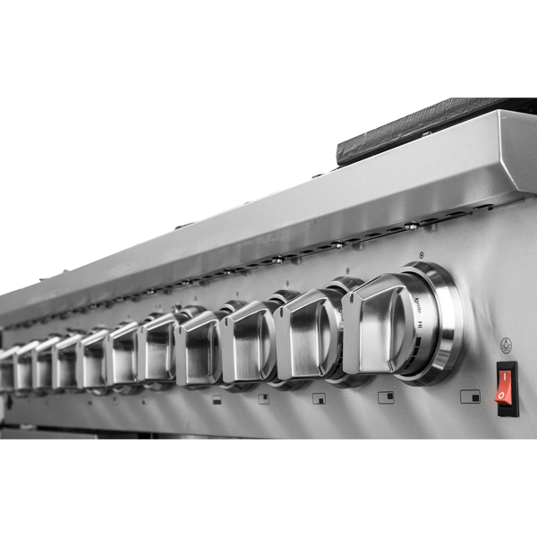 Forno Massimo 48" Freestanding Dual Fuel Range with 8 Burners, FFSGS6125-48 I Luxury Appliances Direct