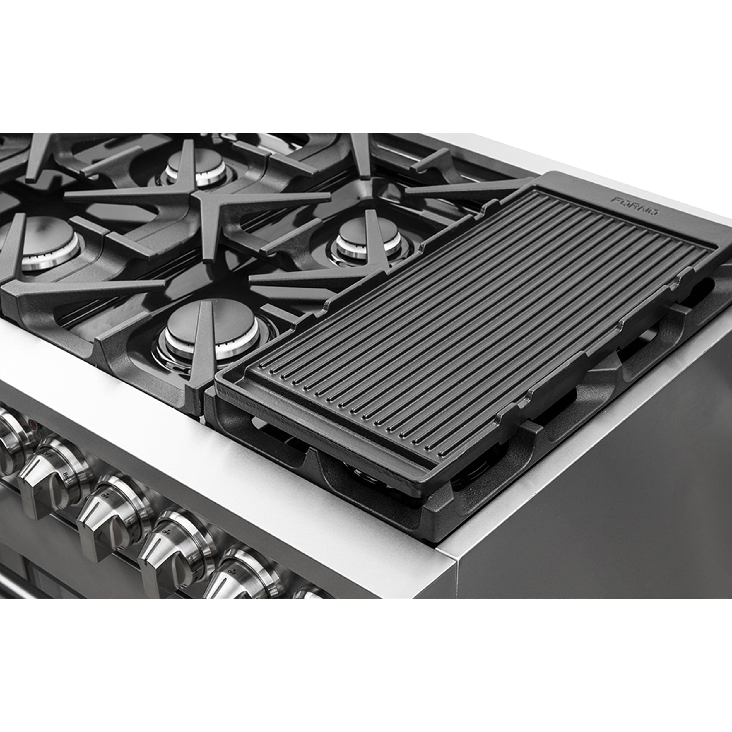Forno Massimo 48" Freestanding Gas Range with 8 Burners, FFSGS6239-48 I Luxury Appliances Direct