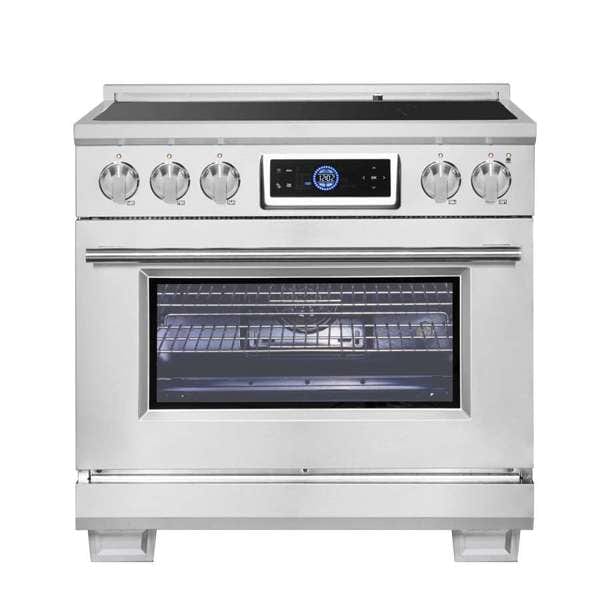 Forno Maximus 36 Inch Induction Range with Air Fryer FFSIN0968-36