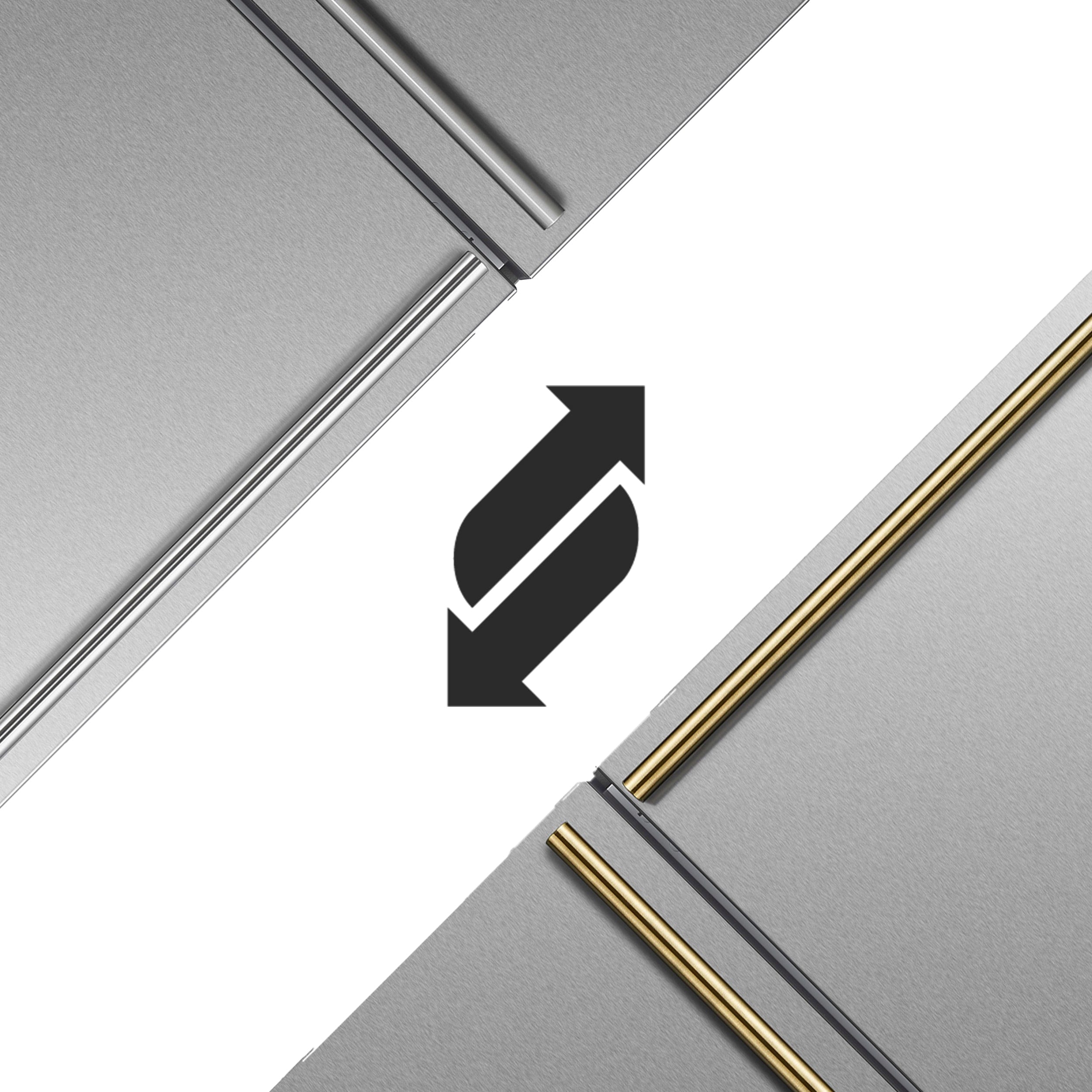 Forno Milano Espresso 17.2 Cu.Ft. Right Hinge Refrigerator Bottom Freezer FFFFD1785-31S I Luxury Appliances Direct