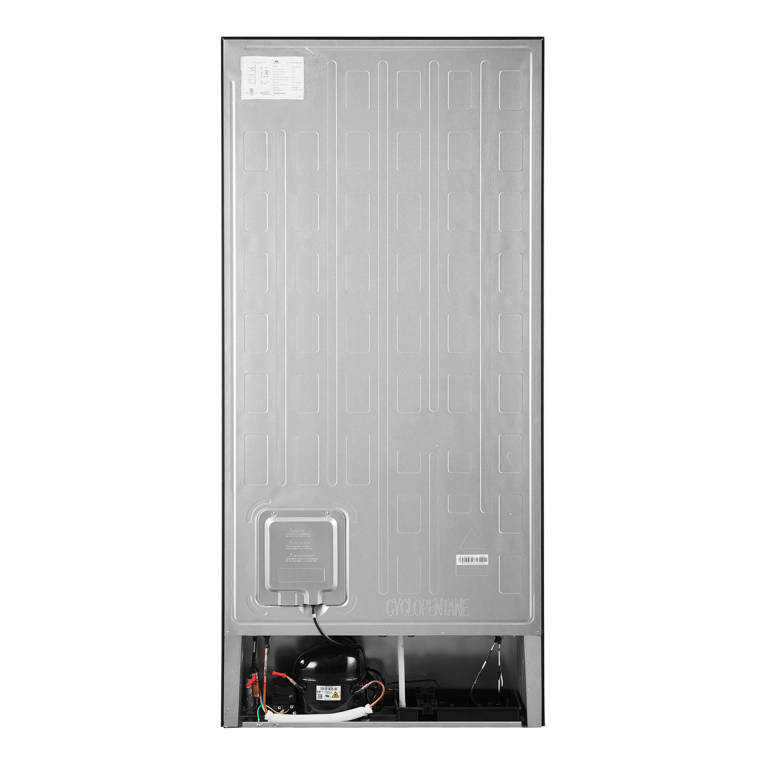 Forno Milano Espresso 31" Black 17.2 Cu.Ft W/ Ice Maker Bottom Freezer Refrigerator FFFFD1786-31BLK I Luxury Appliances Direct