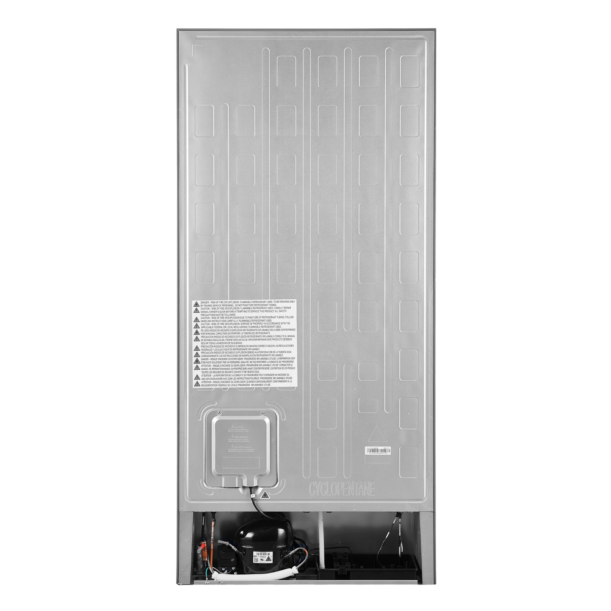 Forno Milano Espresso 31" Stainless 17.2 Cu.Ft W/ Ice Maker Bottom Freezer Refrigerator FFFFD1786-31S I Luxury Appliances Direct