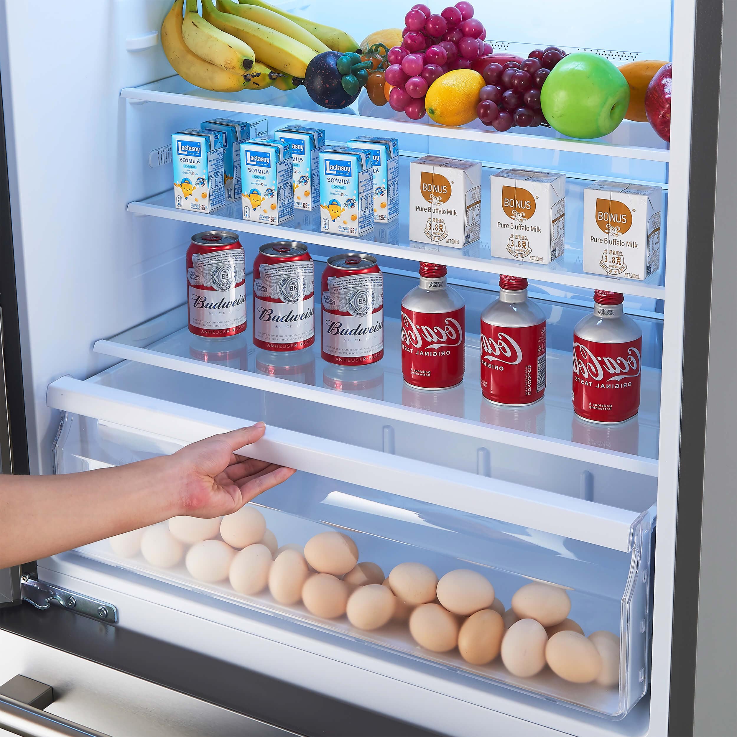 Forno Milano Espresso 31" Stainless 17.2 Cu.Ft W/ Ice Maker Bottom Freezer Refrigerator FFFFD1786-31S I Luxury Appliances Direct