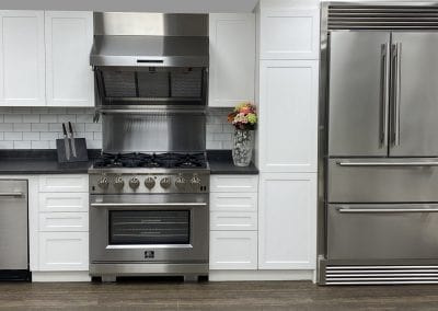 Forno Moena 40" French Door Refrigerator With Decorative Grill FFRBI1820-40SG I Luxury Appliances Direct