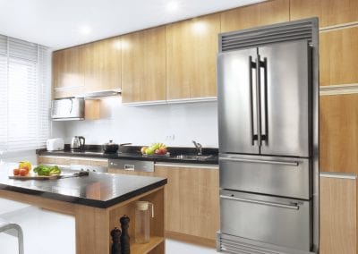 Forno Moena 40" French Door Refrigerator With Decorative Grill FFRBI1820-40SG I Luxury Appliances Direct