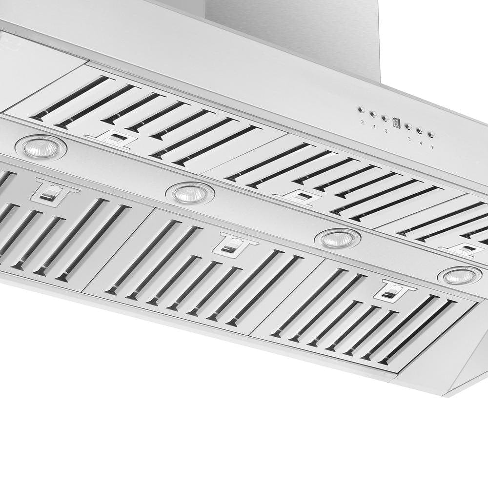 Forno Orvieto 48" Wall Mount Range Hood in Stainless Steel, FRHWM5094-48 I Luxury Appliances Direct