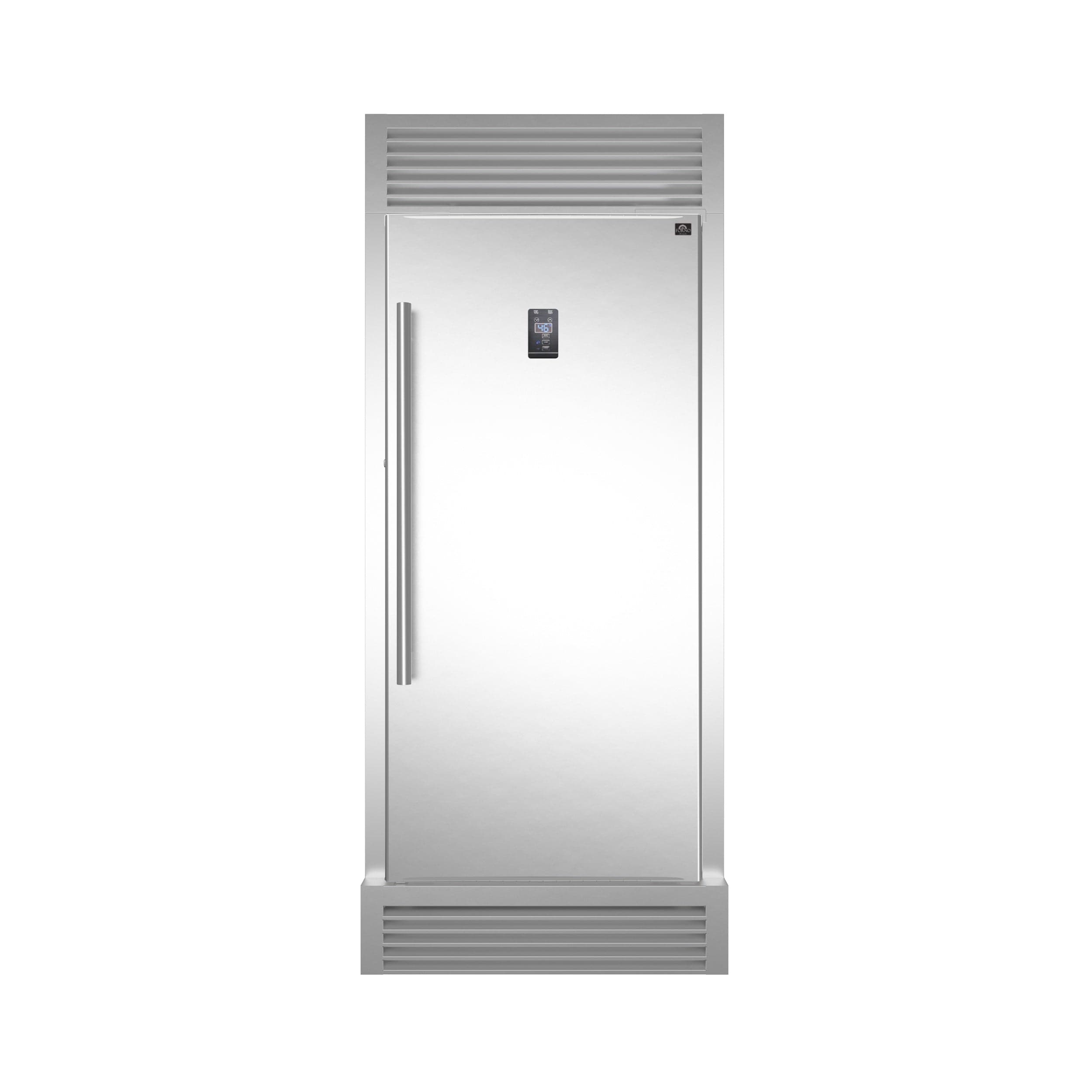 Forno Rizutto 28" Right Hinge With Grill Trim Refrigerator-Freezer FFFFD1933-32RS I Luxury Appliances Direct
