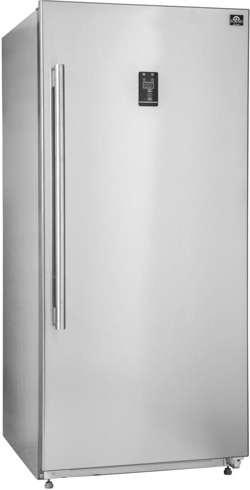 Forno Rizzuto 28" Right Hinge Stainless Steel Refrigerator-Freezer FFFFD1933-28RS I Luxury Appliances Direct