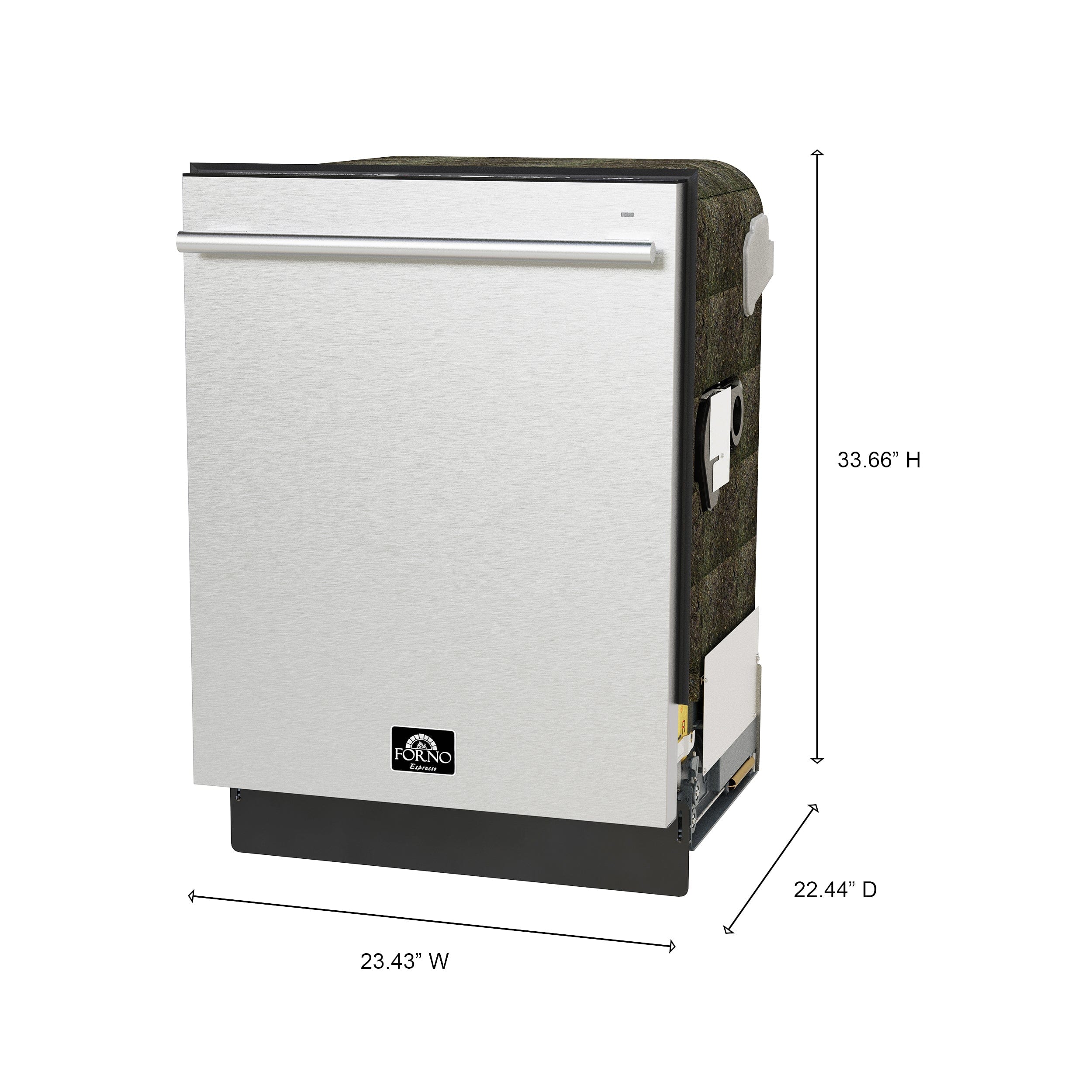 Forno Romano 24-Inch Dishwasher FDWBI8035-24S I Luxury Appliances Direct