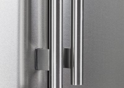 Forno Salerno 33" Side-By-Side With Grill Trim Refrigerator FFRBI1805-37SG I Luxury Appliances Direct