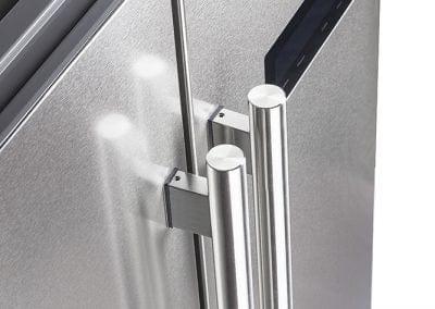 Forno Salerno 33" Side-By-Side With Grill Trim Refrigerator FFRBI1805-37SG I Luxury Appliances Direct