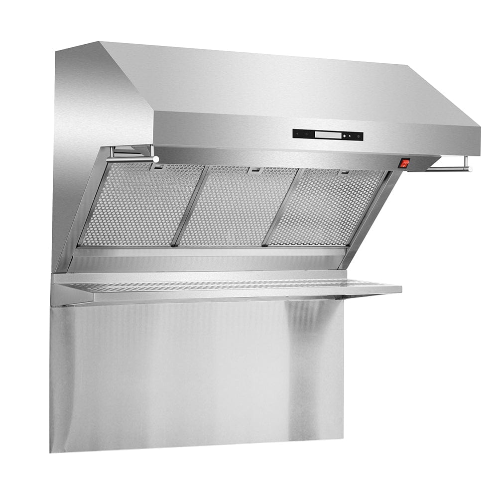 Forno Savona 36 in. 1,200 CFM Wall Mount Range Hood and Back Splash, FRHWM5029-36HB I Luxury Appliances Direct