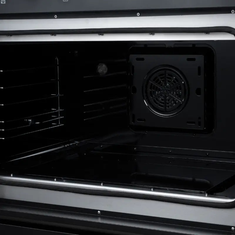 FORNO Torino FFSIN0950-36BLK 36-Inch French Door Induction Range with Air Fry, Air Sous Vide & True Convection – Black