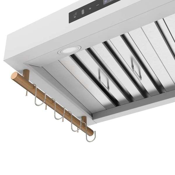 Forno Venezia 30 Inch Wall-Mounted White Range Hood FRHWM5503-31WHT