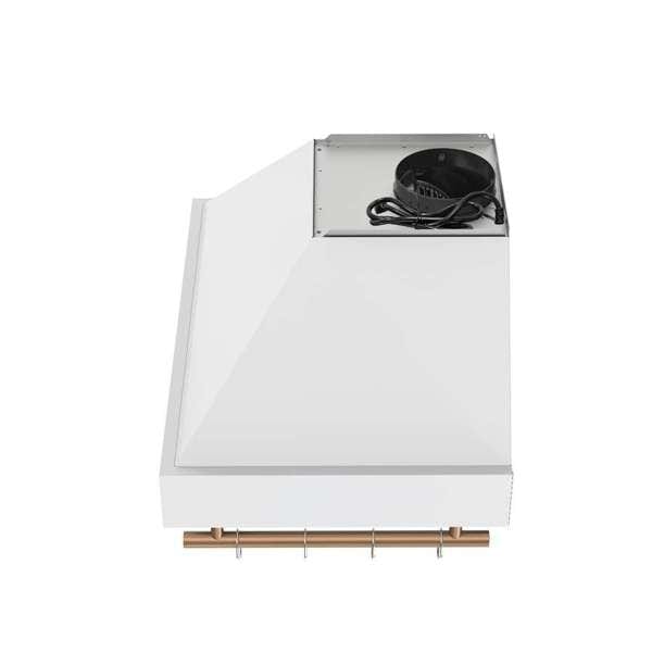 Forno Venezia 30 Inch Wall-Mounted White Range Hood FRHWM5503-31WHT