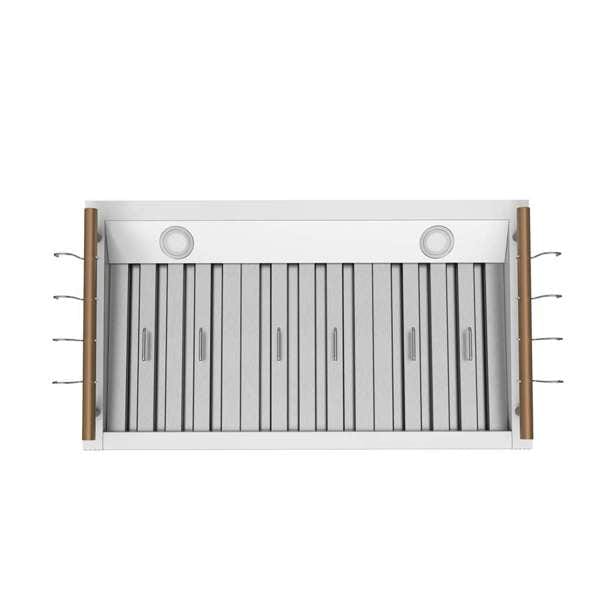 Forno Venezia 36 Inch Wall-Mounted White Range Hood FRHWM5503-36WHT