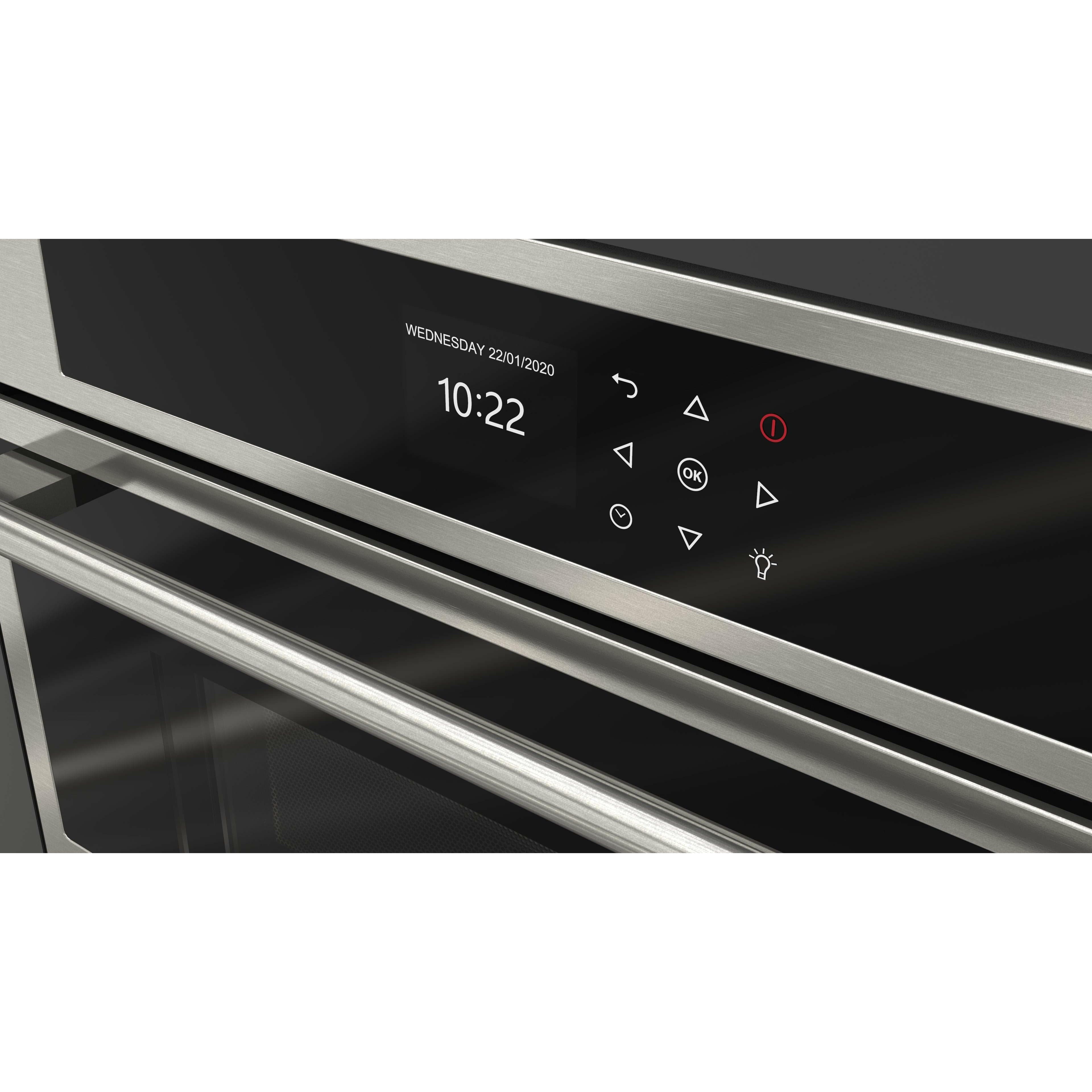 Fulgor Milano 24" 1.2 cu. ft. Total Capacity Electric Combination Single Wall Oven with 1 Oven Rack Convection - F7DSPD24S1 I Luxury Appliances Direct