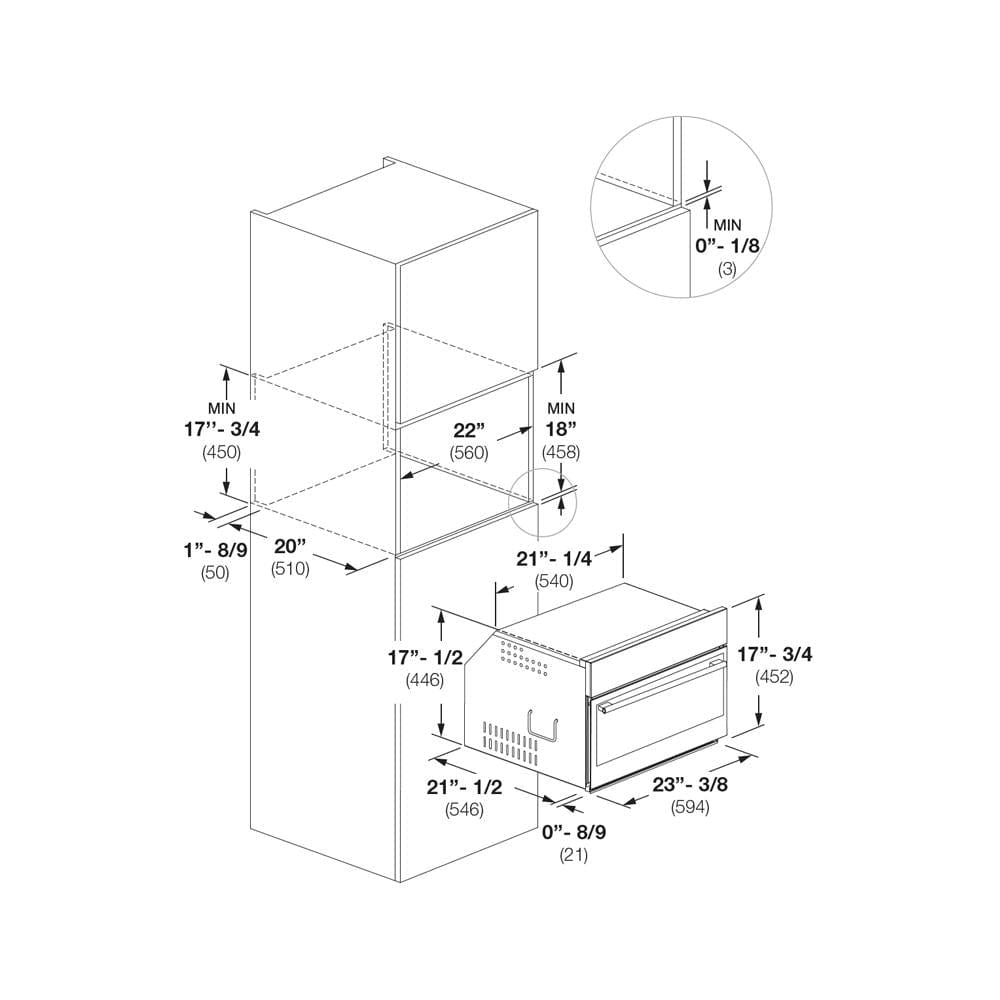 Fulgor Milano 24" Built-In Single Steam Wall Oven with Creactive Cooking System - F7SCO24S1 I Luxury Appliances Direct
