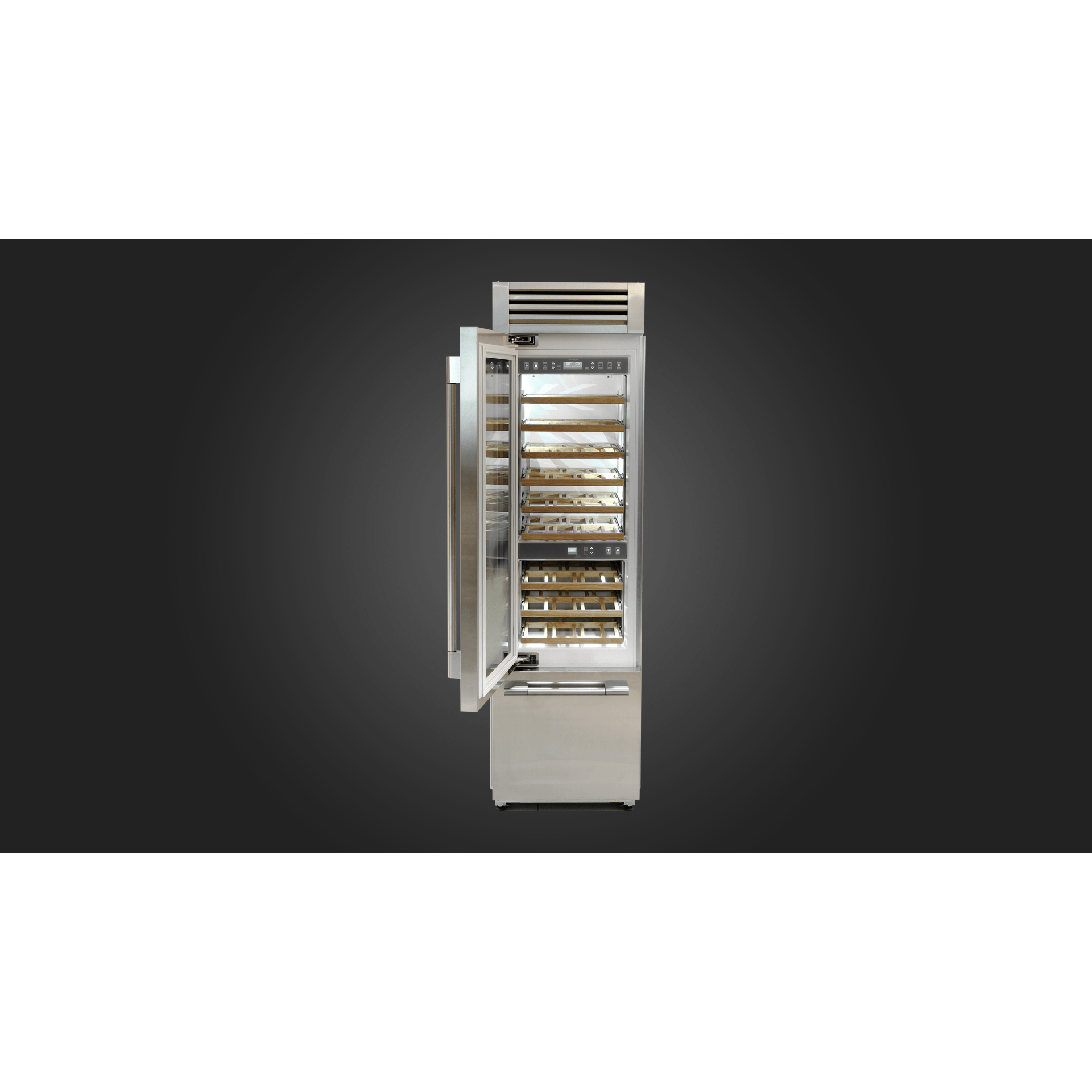 Fulgor Milano 24" Dual Zone Wine Cellar with 54 Bottle Capacity - F7PBW24S2 I Luxury Appliances Direct