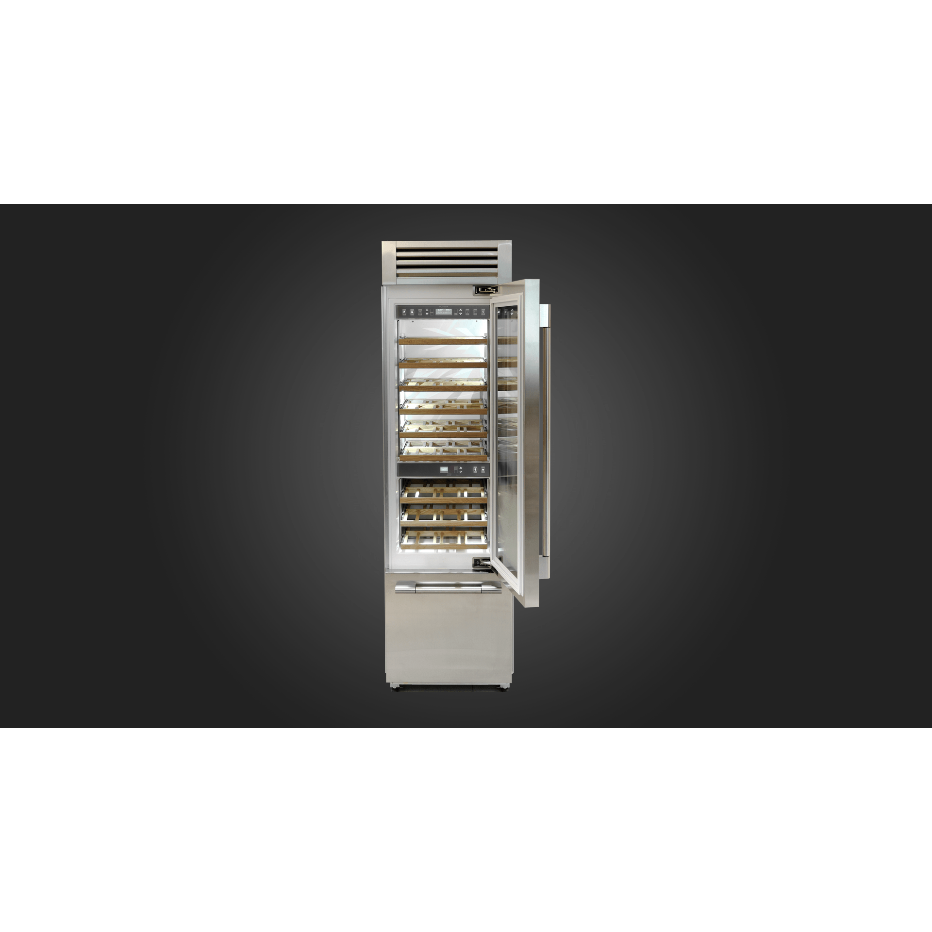 Fulgor Milano 24" Dual Zone Wine Cellar with 54 Bottle Capacity - F7PBW24S2 I Luxury Appliances Direct