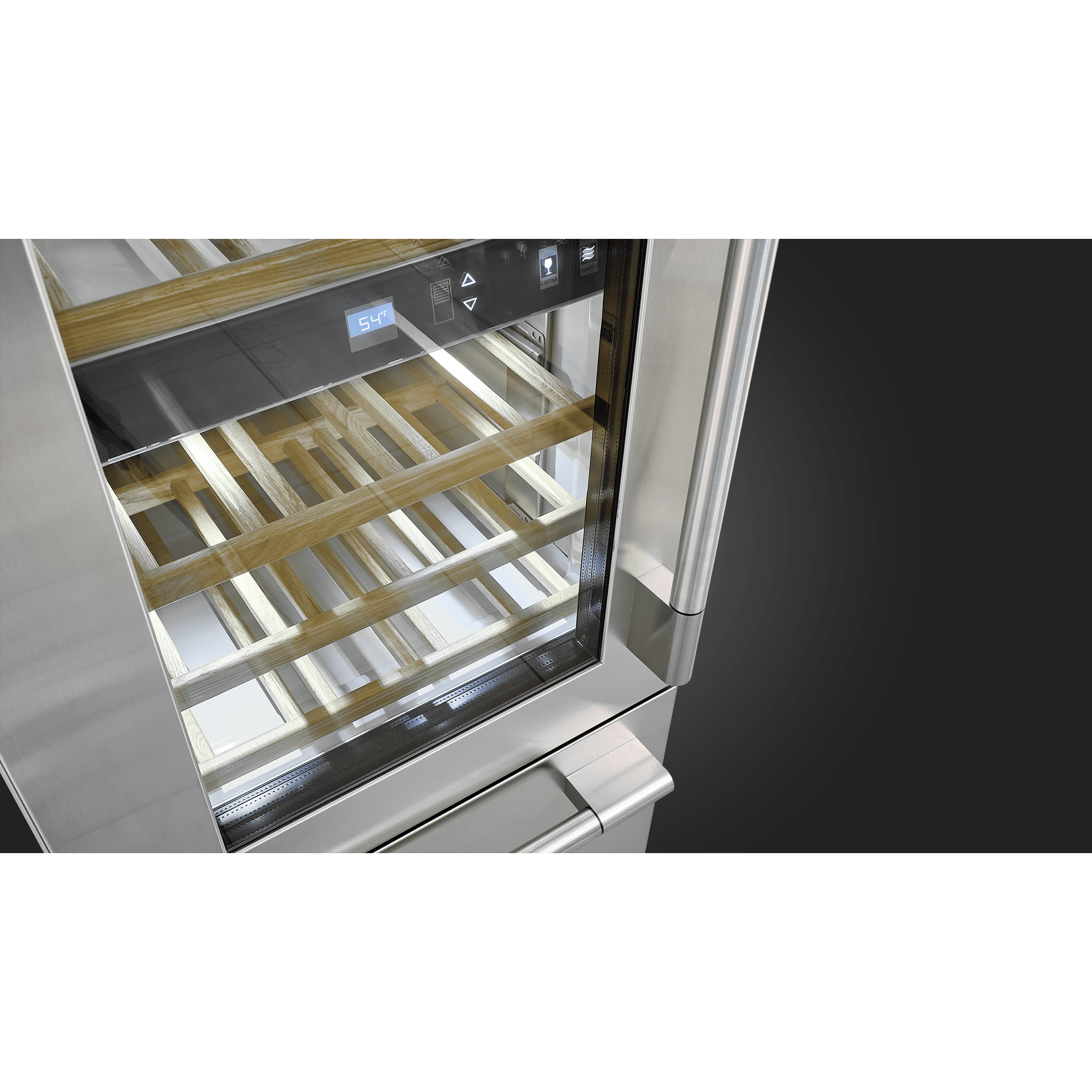Fulgor Milano 24" Dual Zone Wine Cellar with 54 Bottle Capacity - F7PBW24S2 I Luxury Appliances Direct