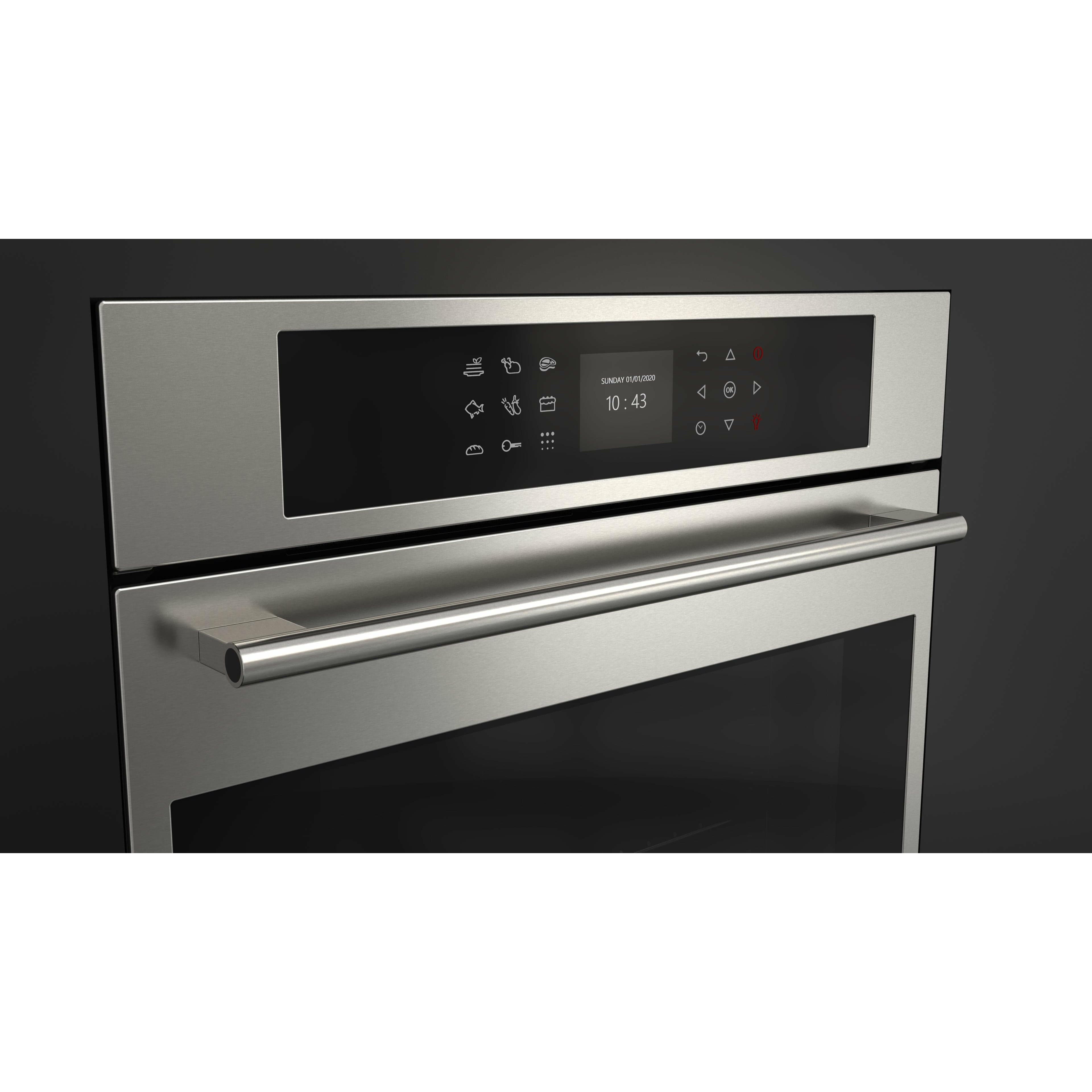 Fulgor Milano 24" Single Convection Electric Wall Oven with 2.4 Cu. Ft. Capacity - F7SP24S1 I Luxury Appliances Direct