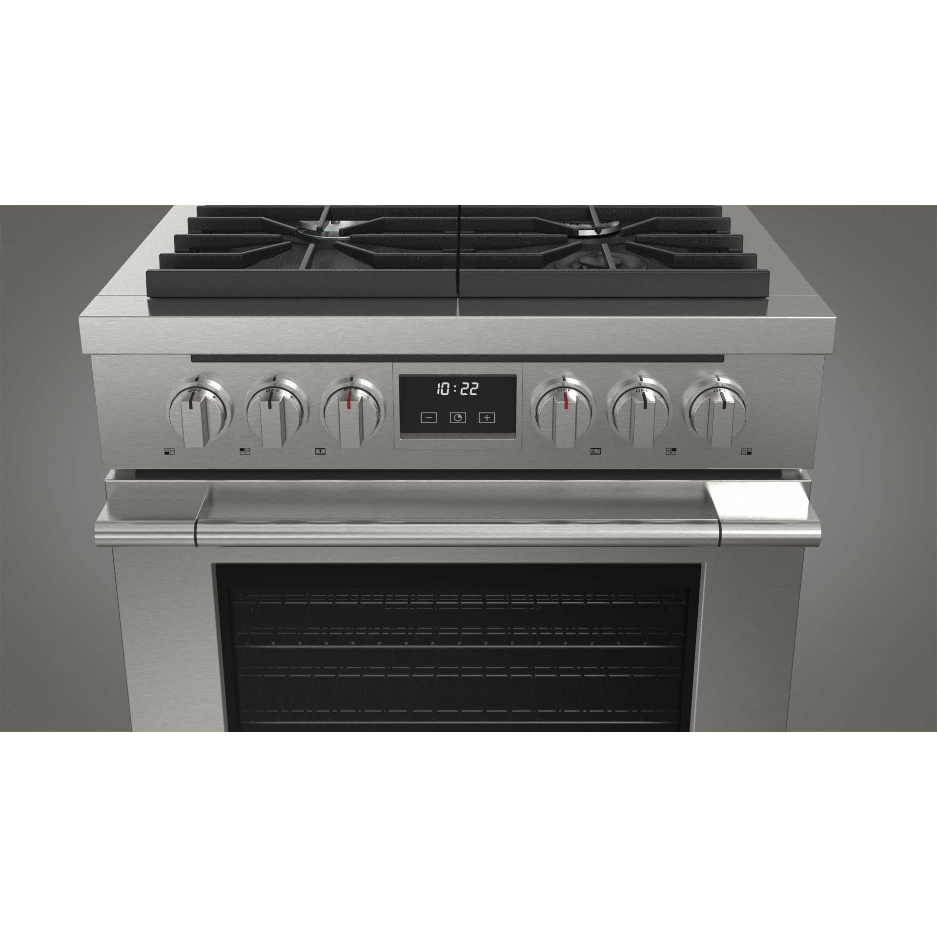Fulgor Milano 30" Freestanding All Gas Range with 2 Duel Flame Burners, Stainless Steel - F4PGR304S2 I Luxury Appliances Direct