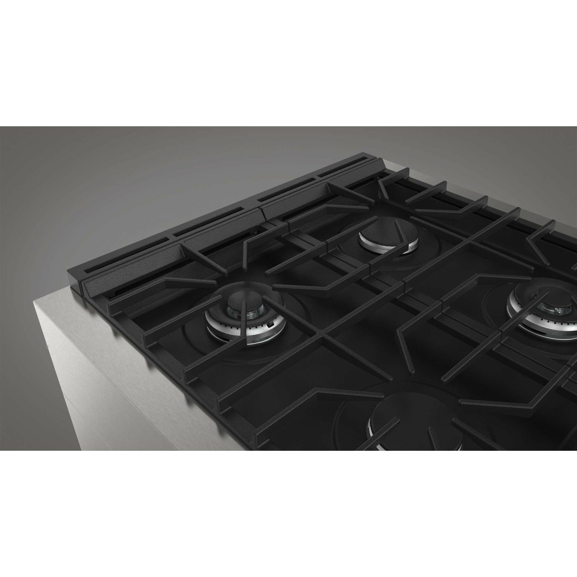 Fulgor Milano 30" Freestanding All Gas Range with 2 Duel Flame Burners, Stainless Steel - F4PGR304S2 I Luxury Appliances Direct