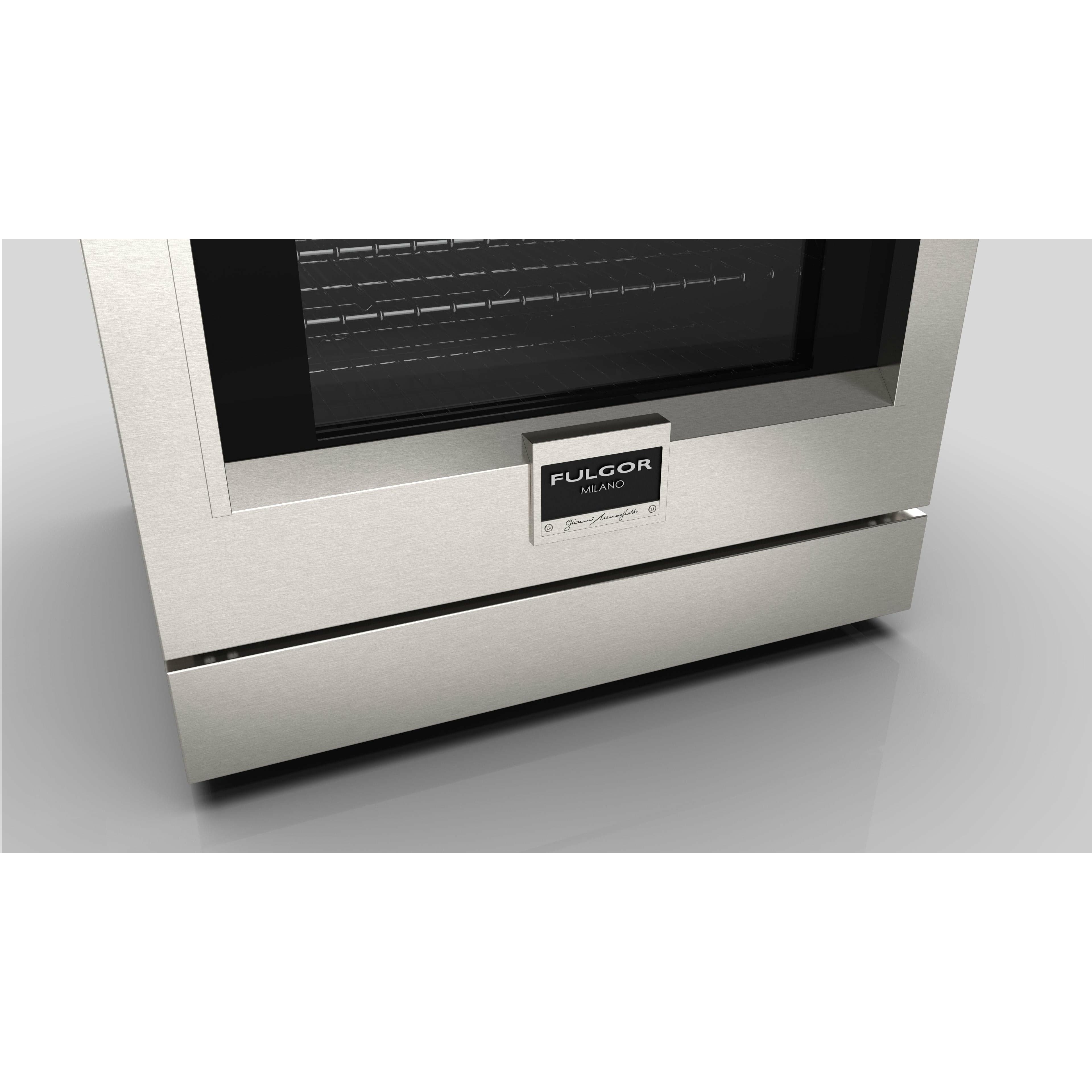 Fulgor Milano 30" Freestanding Induction Range with 4 Cooking Zones, Stainless Steel - F6PIR304S1 I Luxury Appliances Direct