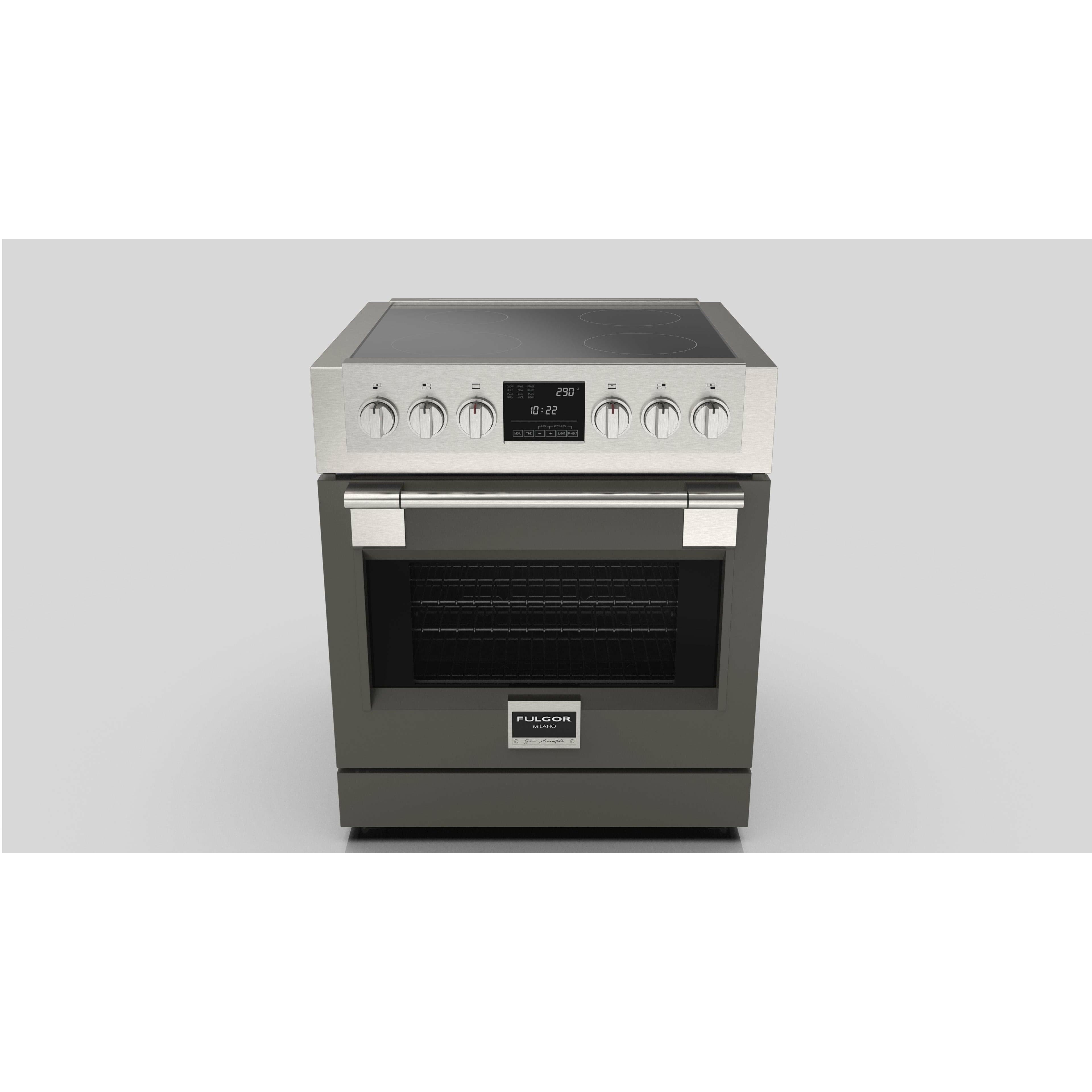 Fulgor Milano 30" Freestanding Induction Range with 4 Cooking Zones, Stainless Steel - F6PIR304S1 I Luxury Appliances Direct