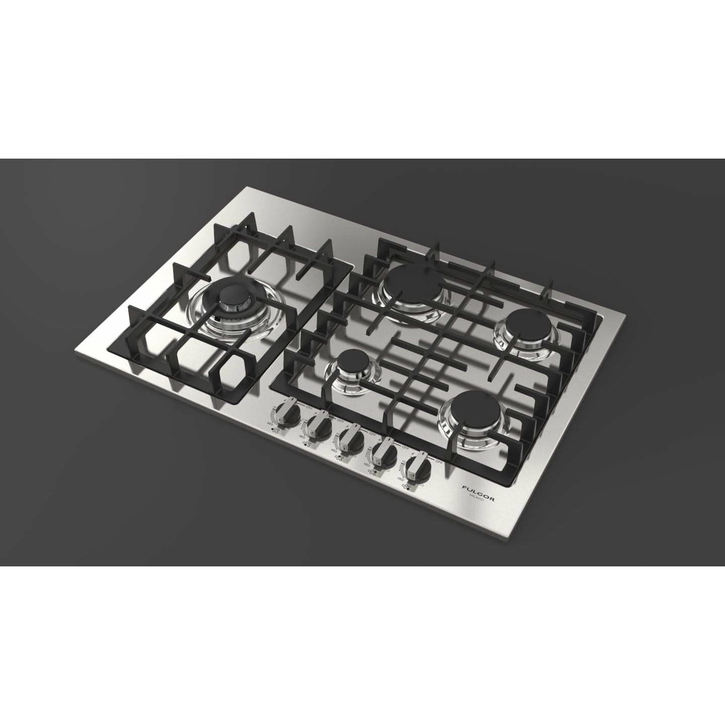 Fulgor Milano 30" Gas Cooktop with 5 European Sealed Burners - F4GK30S1 I Luxury Appliances Direct