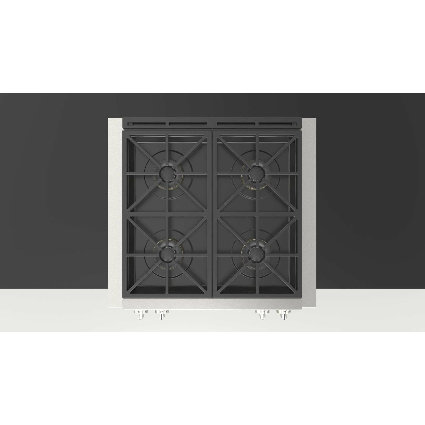 Fulgor Milano 30" Gas Rangetop with 4 Sealed Dual Flame 18,000 BTU Burners, Stainless Steel - F6GRT304S1 I Luxury Appliances Direct