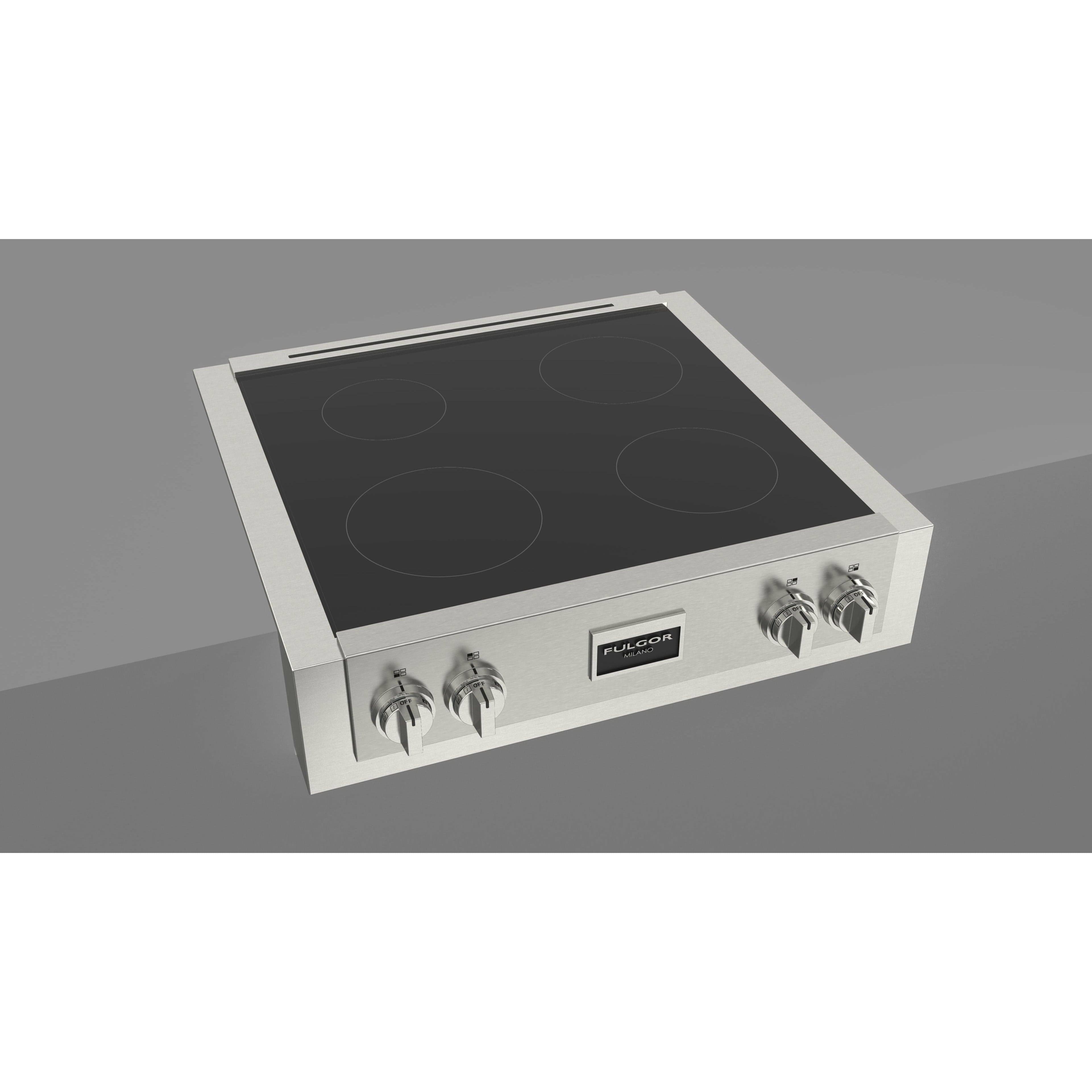 Fulgor Milano 30" Induction Rangetop with 4 Cooking Zones, Stainless Steel - F6IRT304S1 I Luxury Appliances Direct