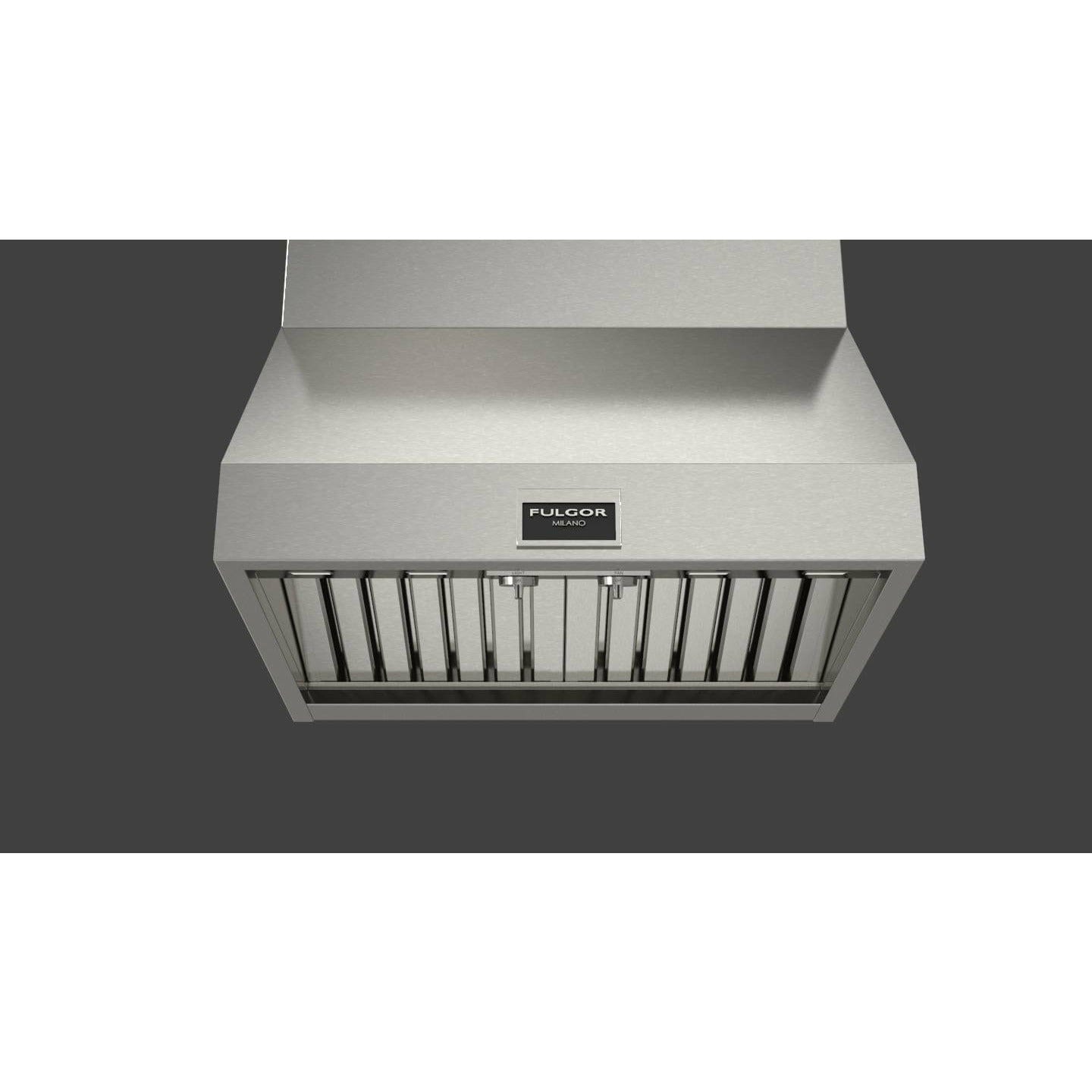 Fulgor Milano 30" Pro Style Wall Mount Convertible Hood with 600 CFM, Stainless Steel - F6PH30S2 I Luxury Appliances Direct