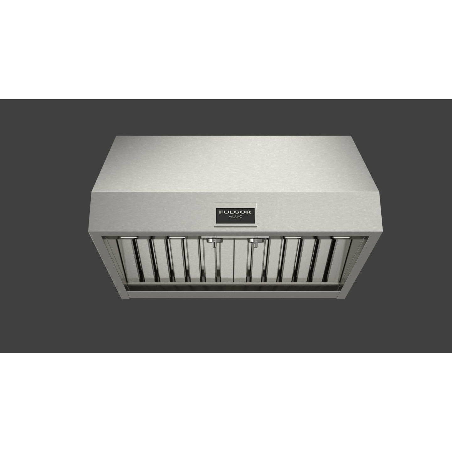 Fulgor Milano 30" Pro Style Wall Mount Convertible Hood with 600 CFM, Stainless Steel - F6PH30S2 I Luxury Appliances Direct