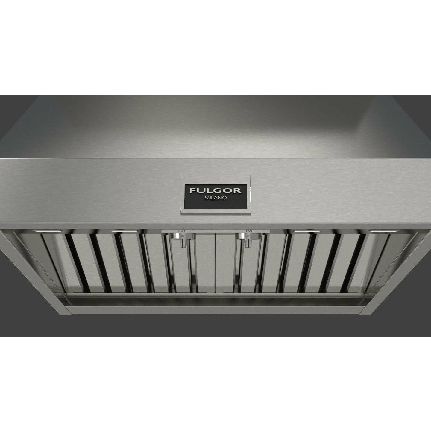 Fulgor Milano 30" Pro Style Wall Mount Convertible Hood with 600 CFM, Stainless Steel - F6PH30S2 I Luxury Appliances Direct