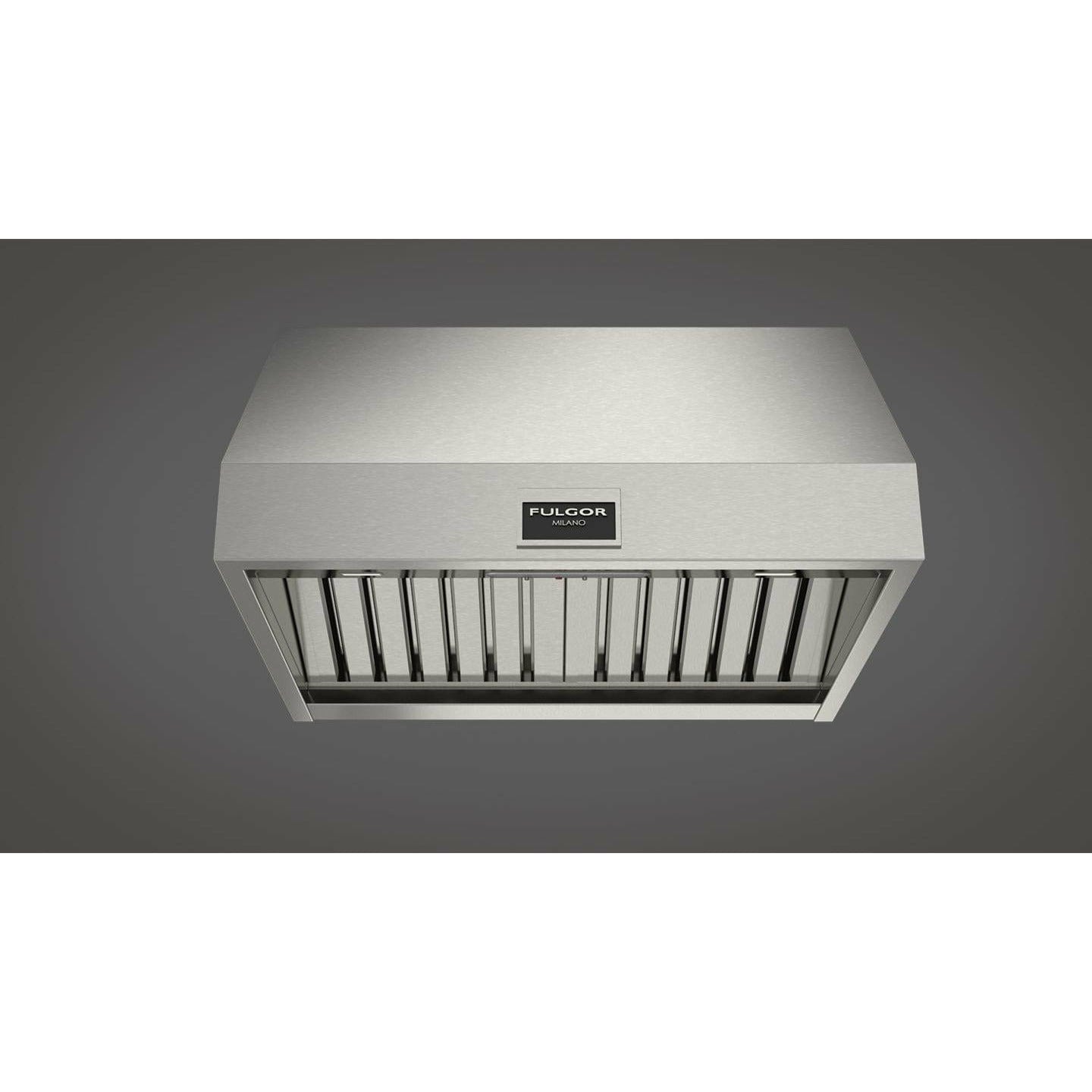 Fulgor Milano 30" Professional Wall Mount Hood with 600 CFM Internal Blower, Stainless Steel - F6PH30S1 I Luxury Appliances Direct