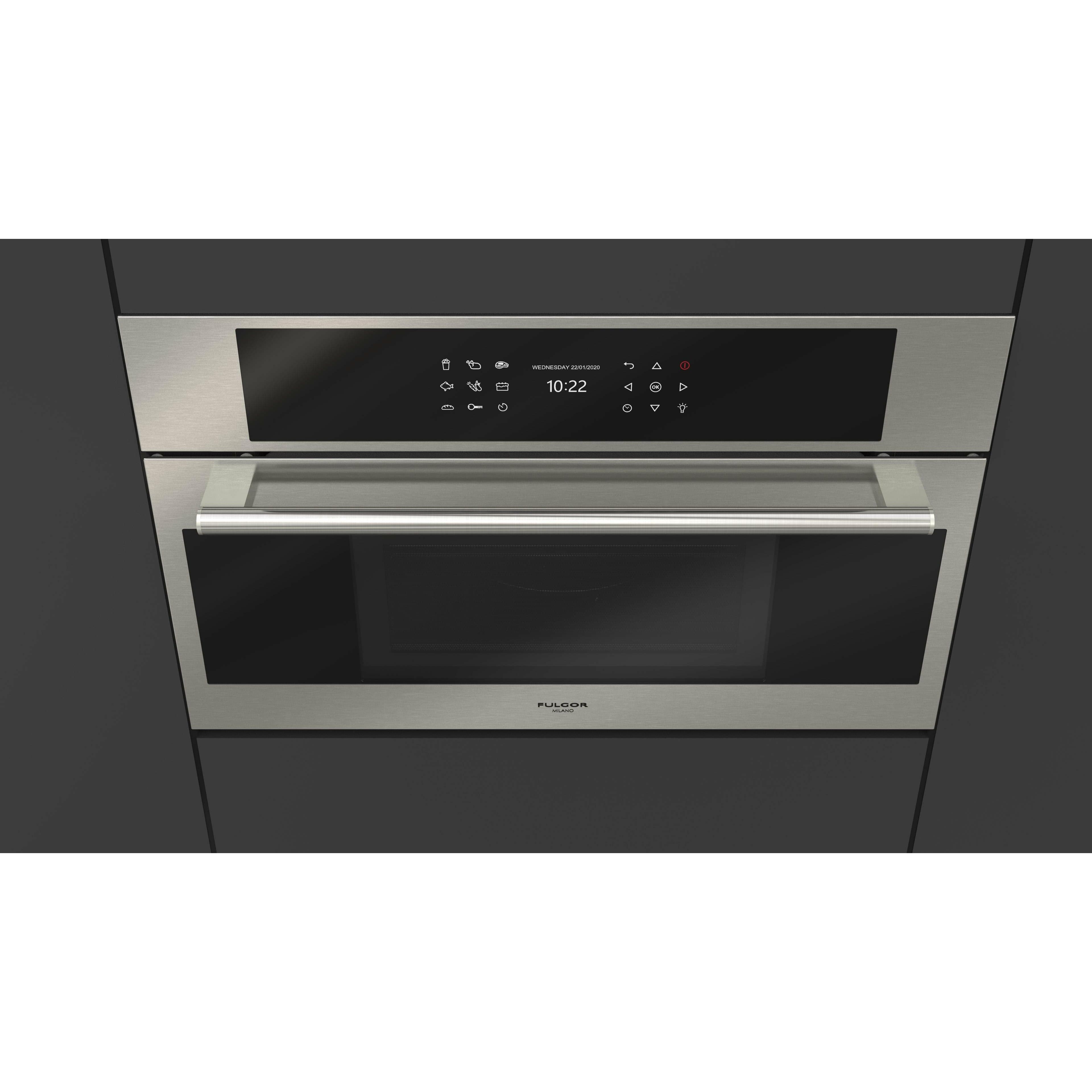 Fulgor Milano 30" Single Electric Speed Wall Oven with 1.2 cu. ft. Capacity Microwave - F7DSPD30S1 I Luxury Appliances Direct