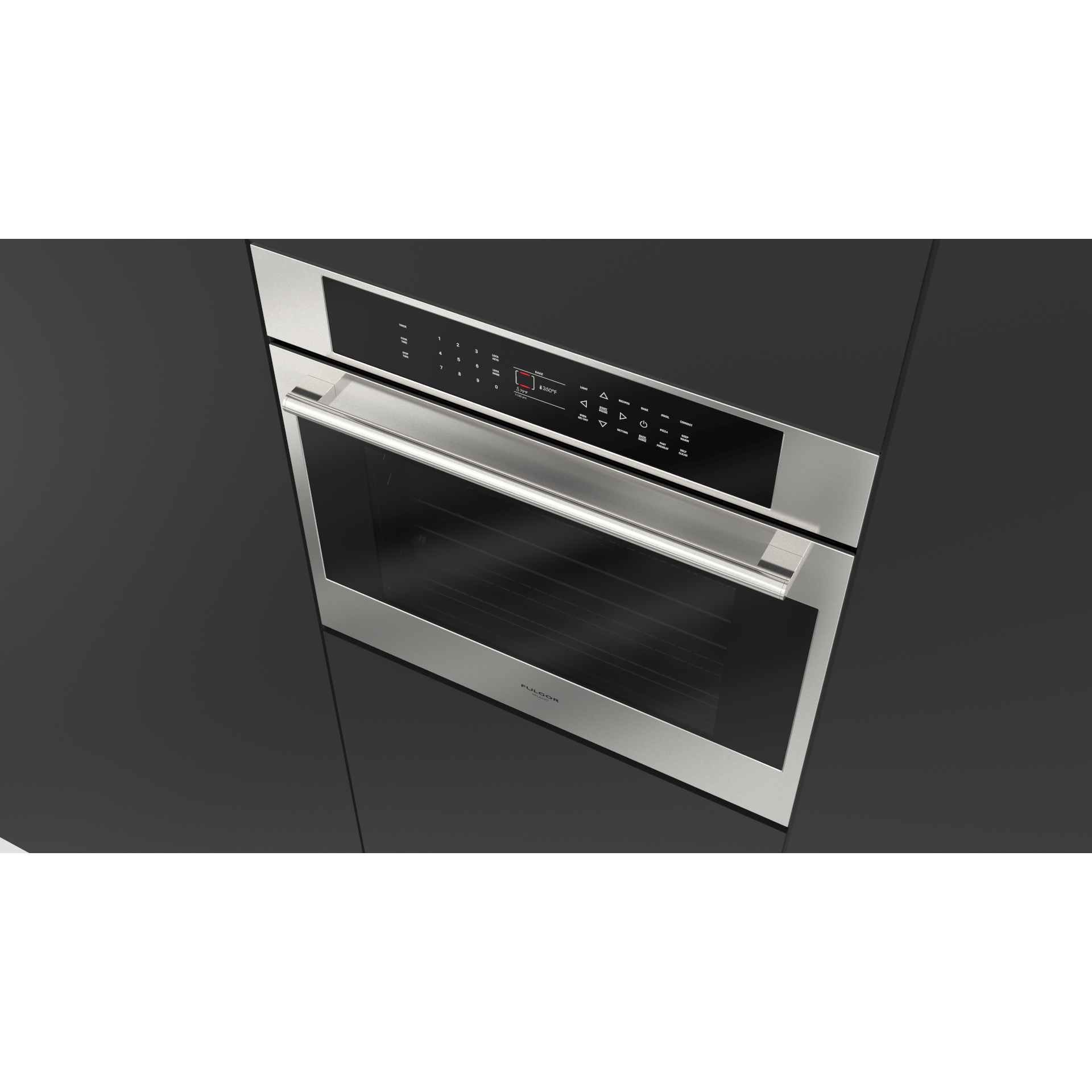 Fulgor Milano 30" Single Electric Wall Oven with 4.4 cu. ft. Gross Capacity - F7SP301 I Luxury Appliances Direct