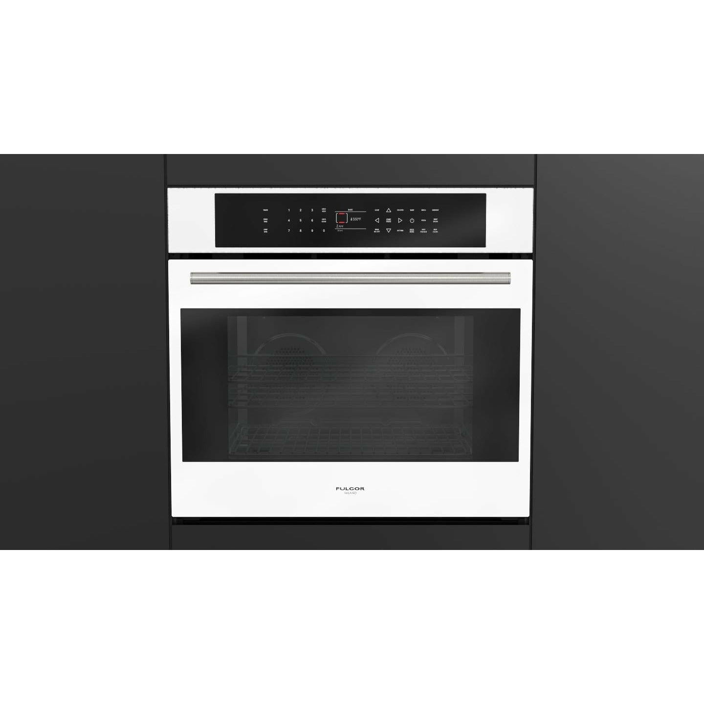 Fulgor Milano 30" Single Electric Wall Oven with 4.4 cu. ft. Gross Capacity - F7SP301 I Luxury Appliances Direct