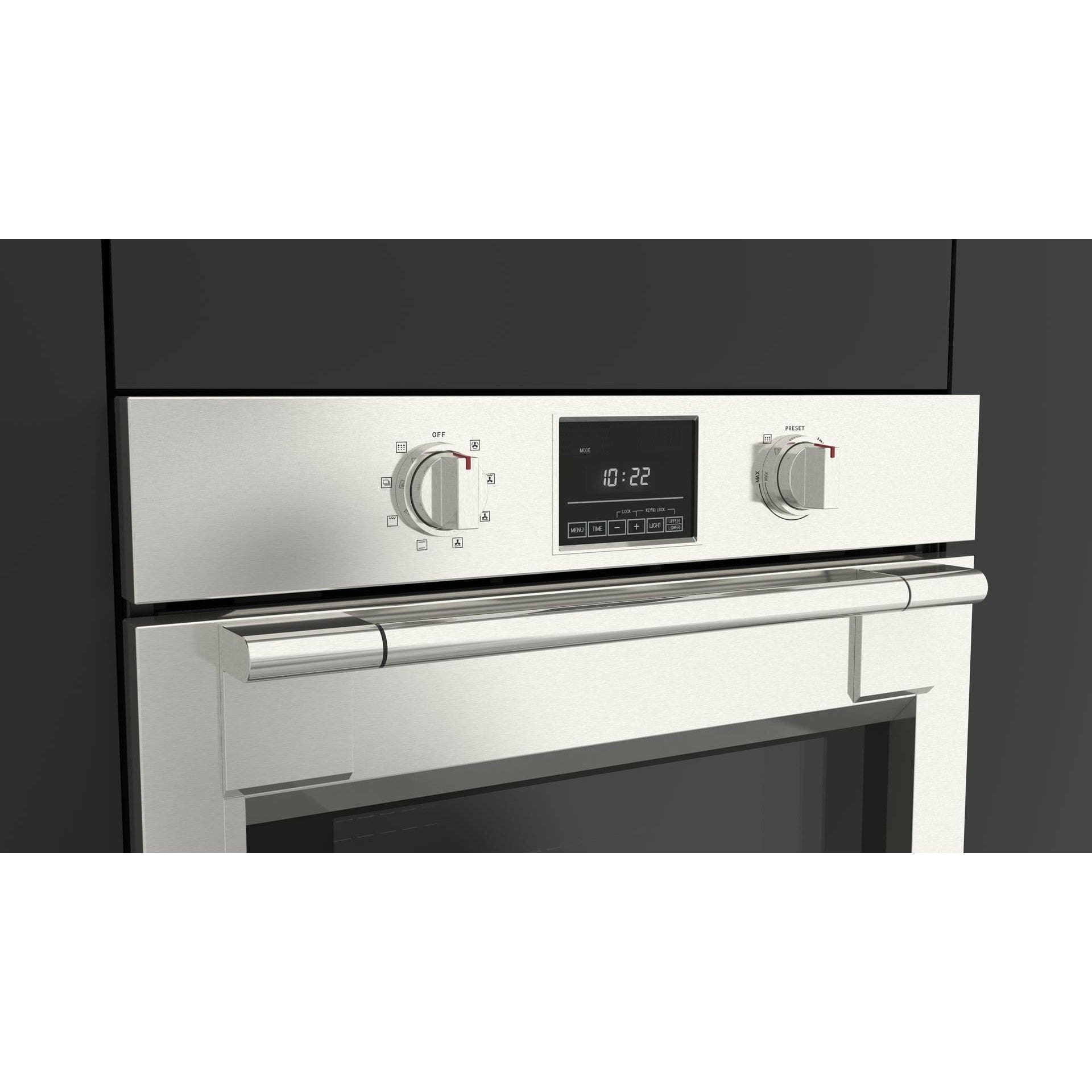 Fulgor Milano 30" Single Electric Wall Oven with 4.4 cu. ft. Gross Capacity, Stainless Steel - F6PSP30S1 I Luxury Appliances Direct