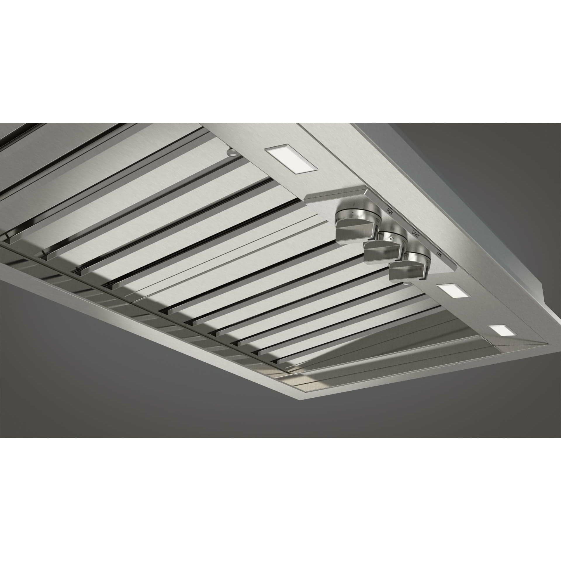 Fulgor Milano 34" Pro Insert Hood with 1000 CFM LED Lighting, Stainless Steel - F6BP34DS1 I Luxury Appliances Direct