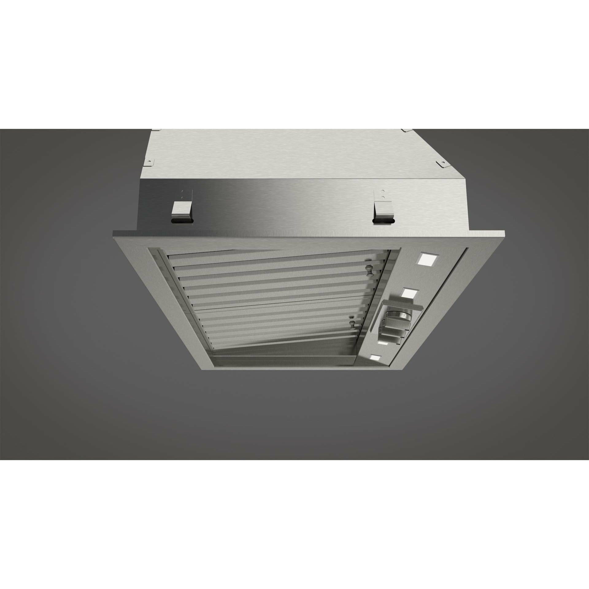 Fulgor Milano 34" Pro Insert Hood with 1000 CFM LED Lighting, Stainless Steel - F6BP34DS1 I Luxury Appliances Direct
