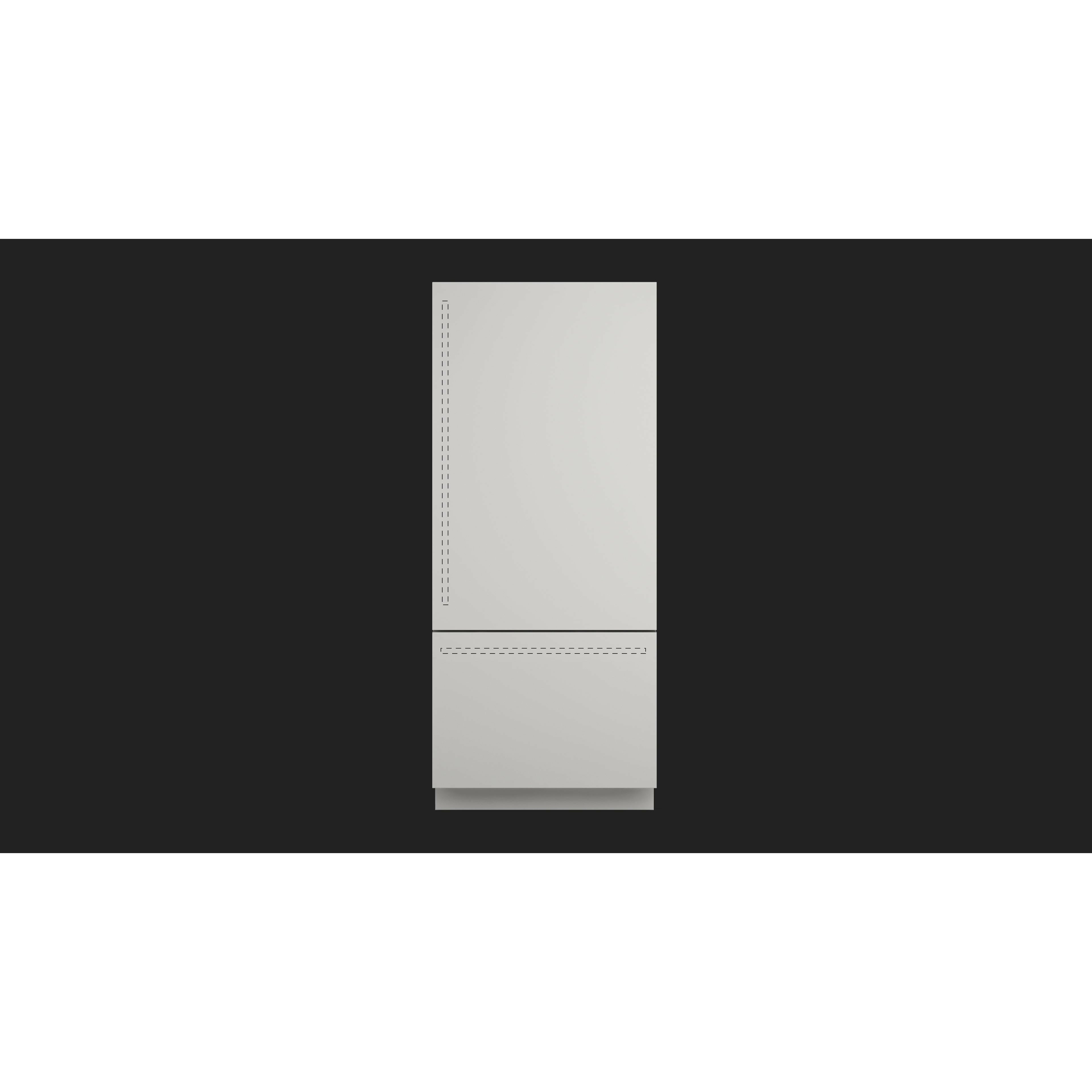 Fulgor Milano 36" Built-In Panel Ready Bottom Mount Refrigerator with 18.5 Cu. Ft. Capacity - F7IBM36O2 I Luxury Appliances Direct