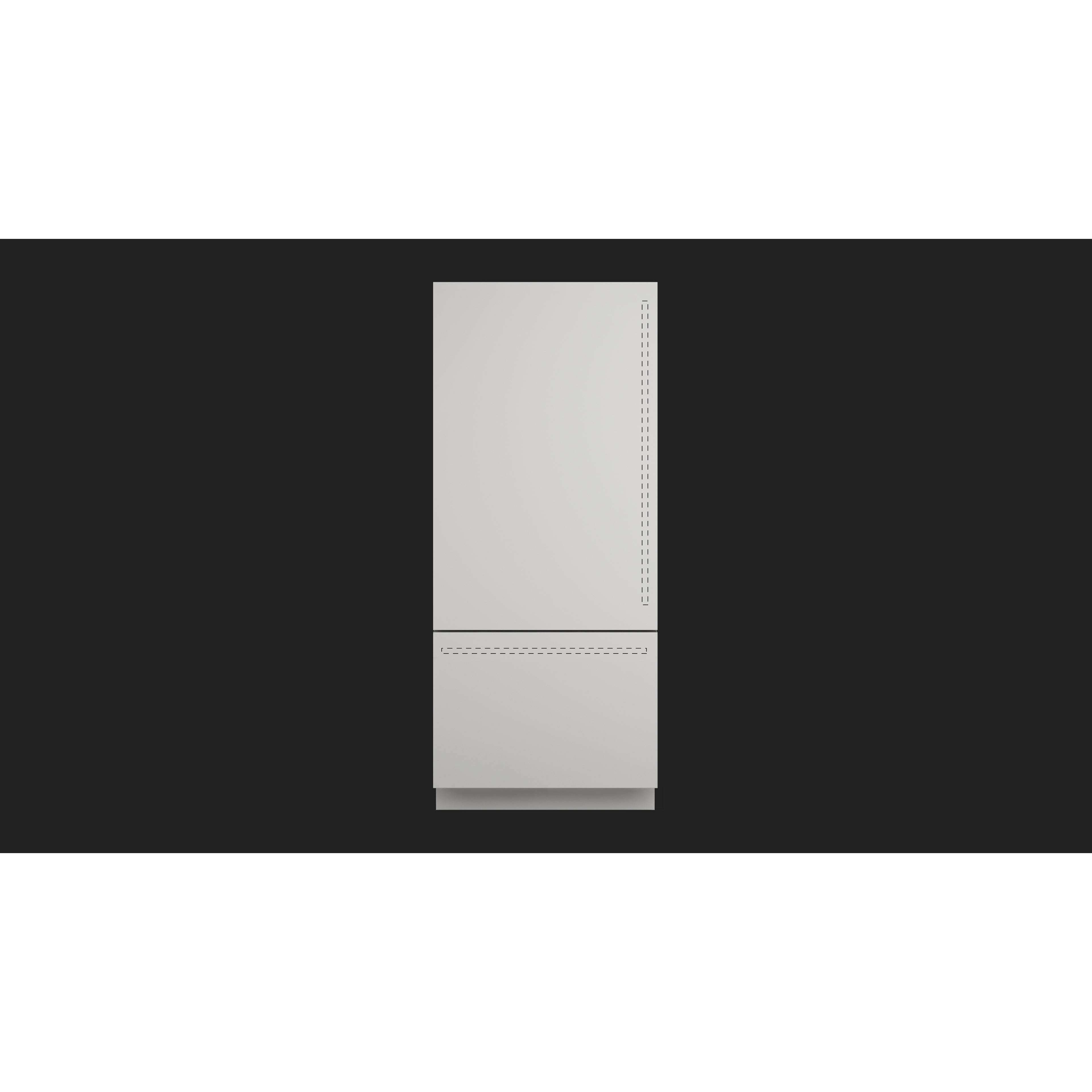 Fulgor Milano 36" Built-In Panel Ready Bottom Mount Refrigerator with 18.5 Cu. Ft. Capacity - F7IBM36O2 I Luxury Appliances Direct