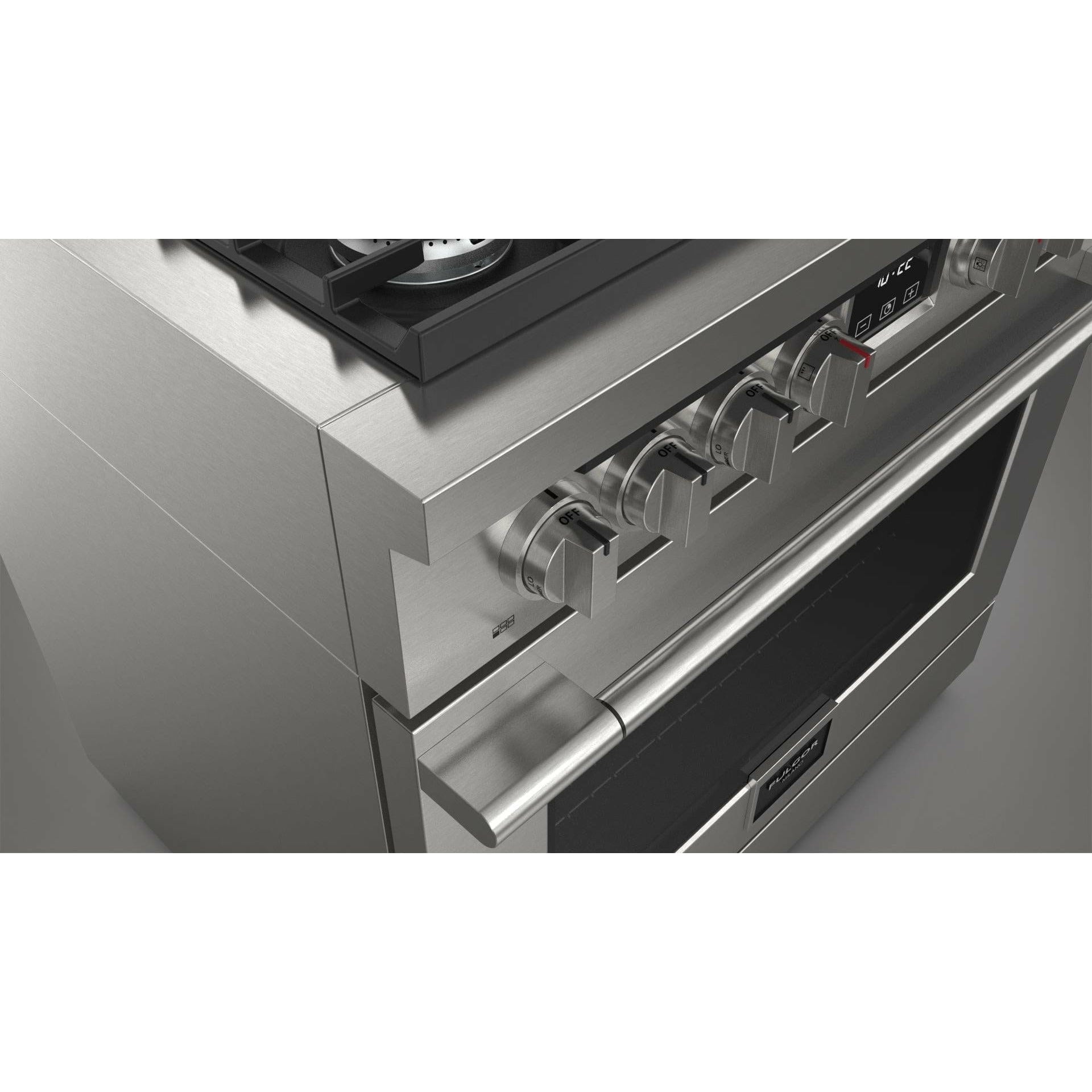 Fulgor Milano 36" Freestanding All Gas Range with 3 Duel Flame Burners, Stainless Steel - F4PGR366S2 I Luxury Appliances Direct